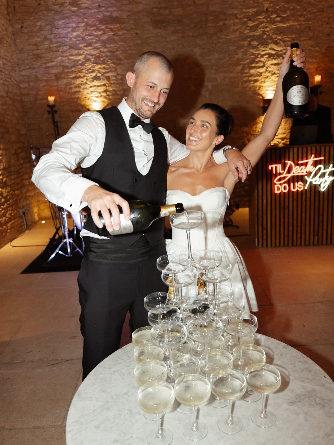 If during your planning&mdash;anyone tries telling you &ldquo;champagne towers should be left in 2025&rdquo;, delete their number. Instantly.

Parent, best friend, future husband-I don&rsquo;t care who they are. Have your wedding without such ridicul