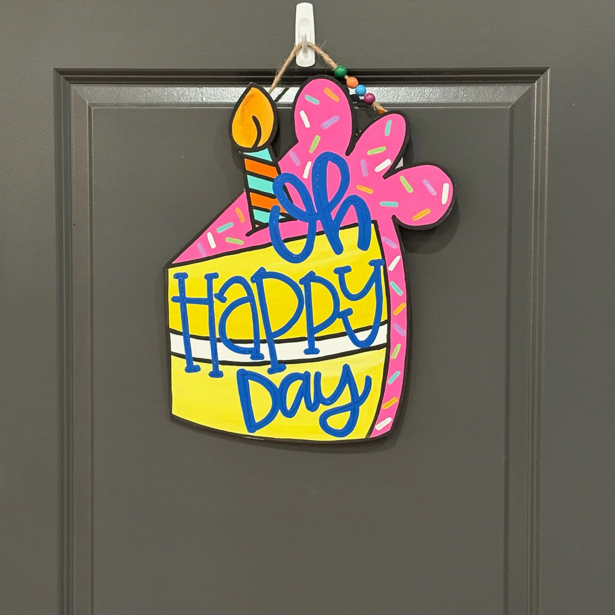 Oh Happy Day Door Hanger
