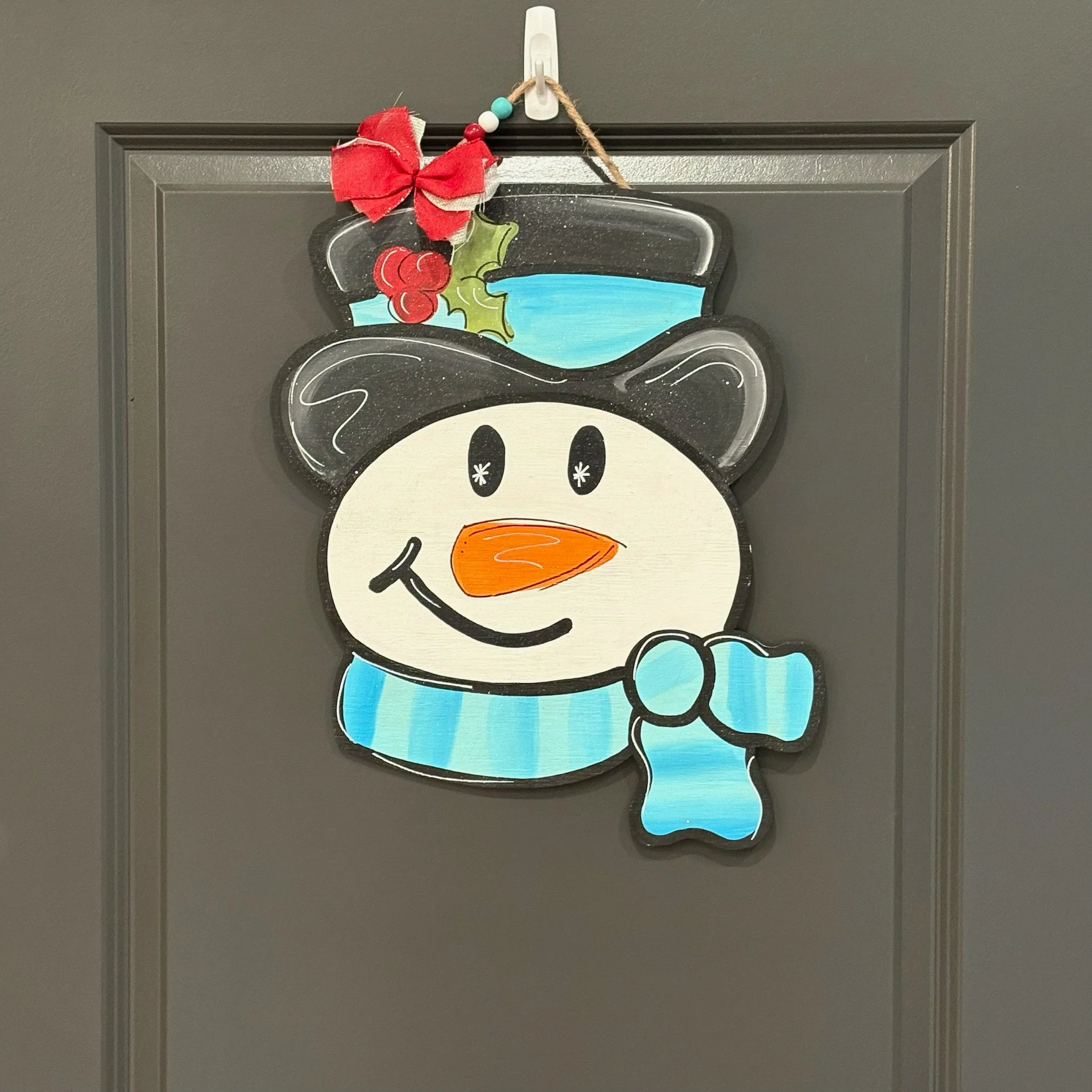 Snowman Door Hanger