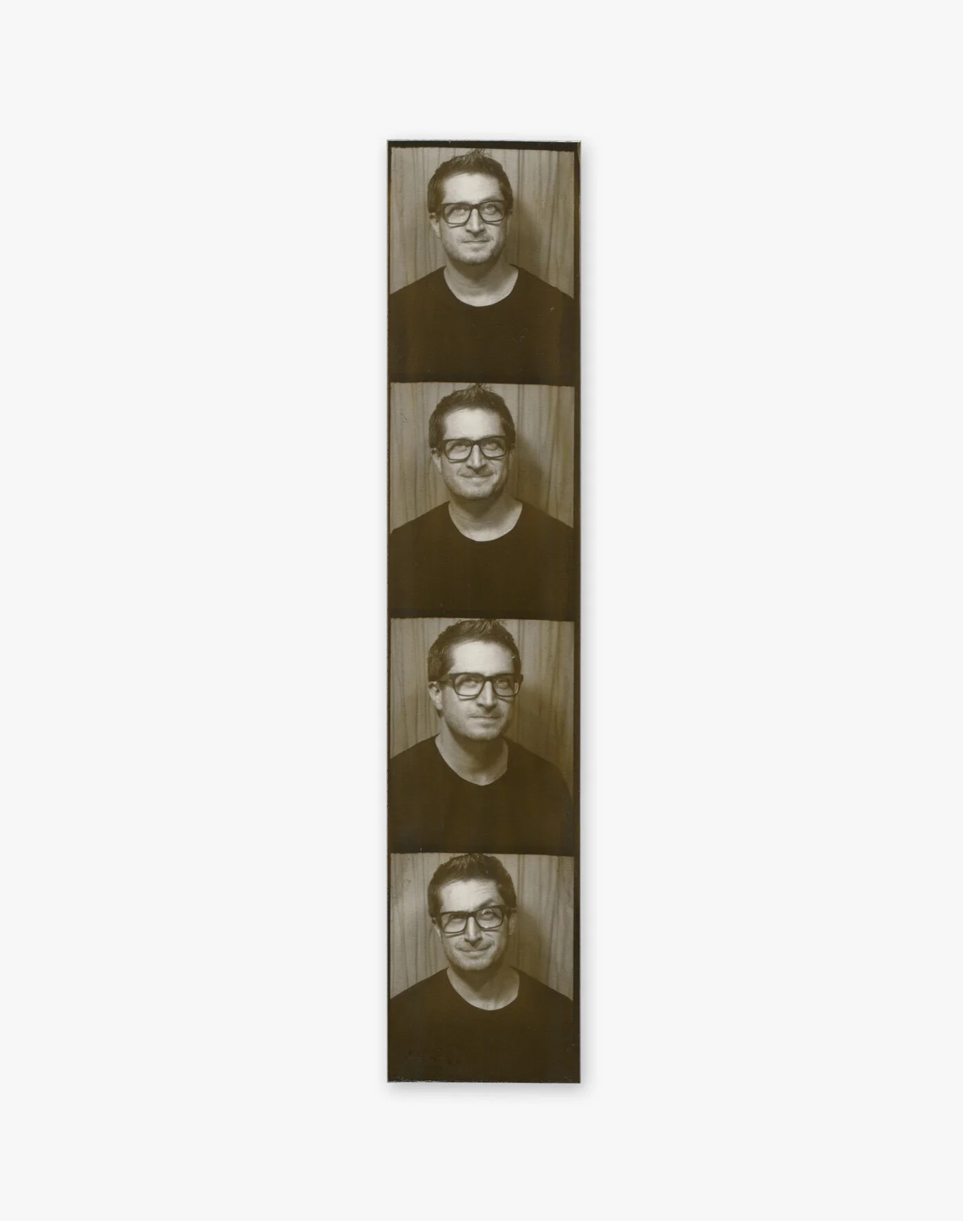 Self-Portrait Photo Booth: New York, New York September 22, 2015 200mm x 40mm (Approximate Dimensions) Analog Photo Booth Print New York, New York 2015.09.22@AceHotelNYC © David Greg Harth