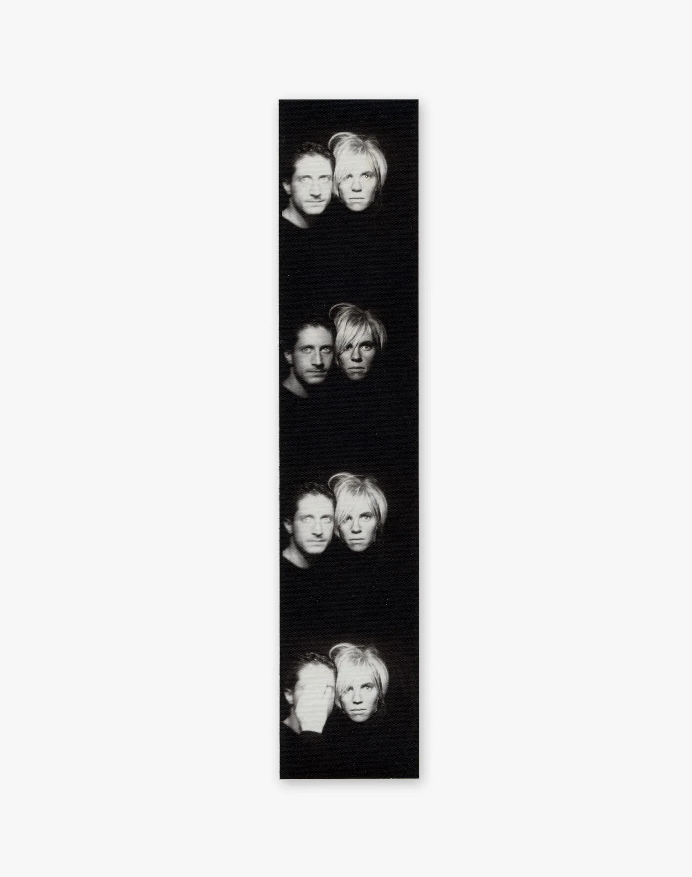Self-Portrait Photo Booth: Self-Portrait with Andy Warhol April 15, 2002 200mm x 40mm (Approximate Dimensions) Analog Photo Booth Print New York, New York 02.04.15.23.00@LakesideLoungeAveB&amp;10thStNYC © David Greg Harth