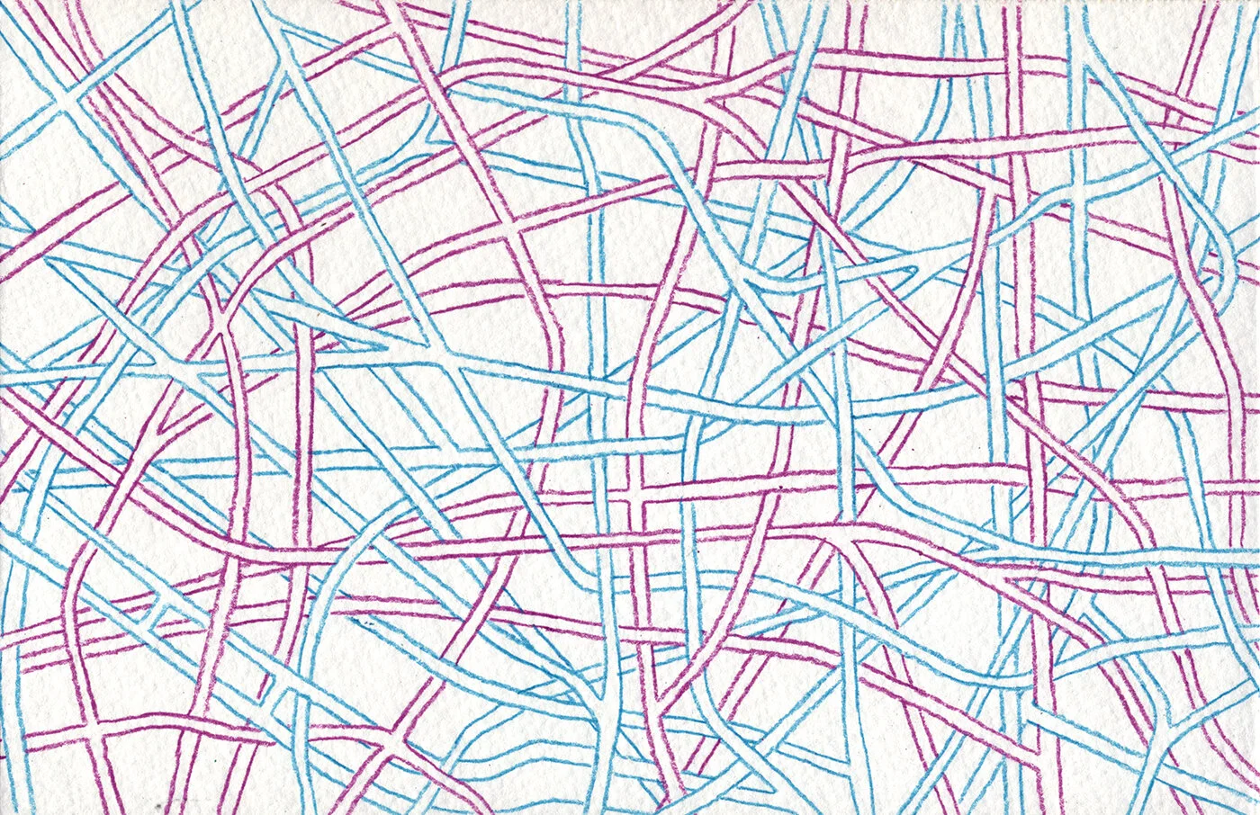 Thinkways #090909135200 Colored Pencil on 140lb. Acid Free Strathmore Watercolor Paper 14cm x 21.6cm / 5.5” x 8.5” September 9, 2009 Brooklyn, New York 09.09.09.13:52:00@130BklynNYC © David Greg Harth