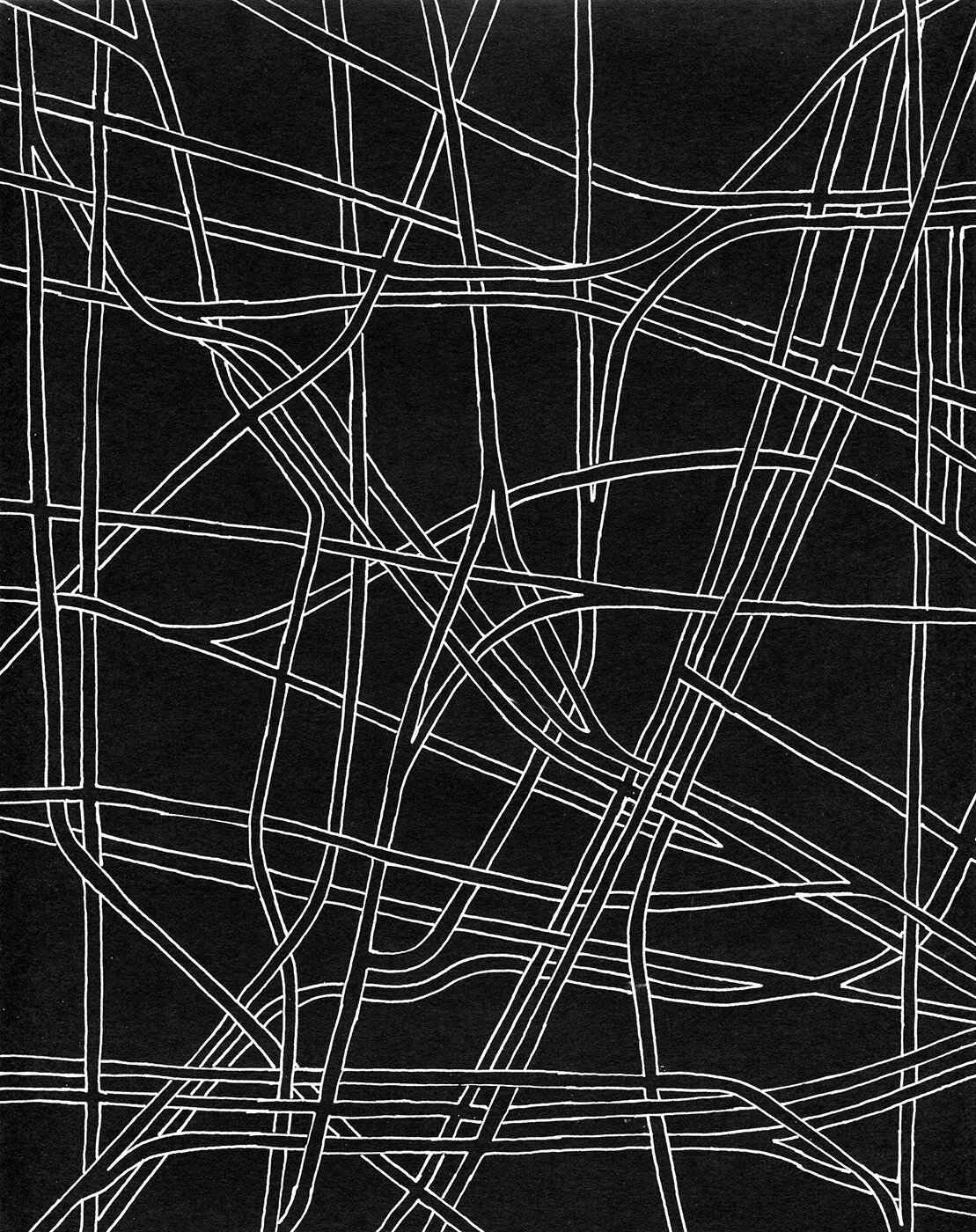 Thinkways #100124130000 Ink on Paper 27.94cm x 21.59cm / 11” x 8.5” January 24, 2010 Brooklyn, New York 10.01.24.13:00:00@130BklynNYC © David Greg Harth