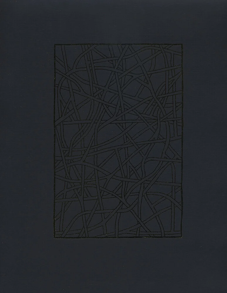 Thinkways #110806131500 Foil Print on Paper 279.4mm x 215.9mm / 11” x 8.5” August 6, 2011 New York, New York 11.08.06.13:15:00@RBPWNYC © David Greg Harth