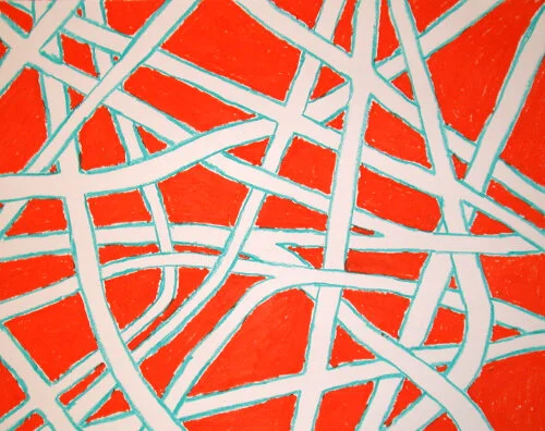 Thinkways #070415221547 Oil Pastel On Paper 482.6mm x 609.6mm / 19” x 24” April 15, 2007 New York, New York 07.04.15.22:15:47@296NYC © David Greg Harth