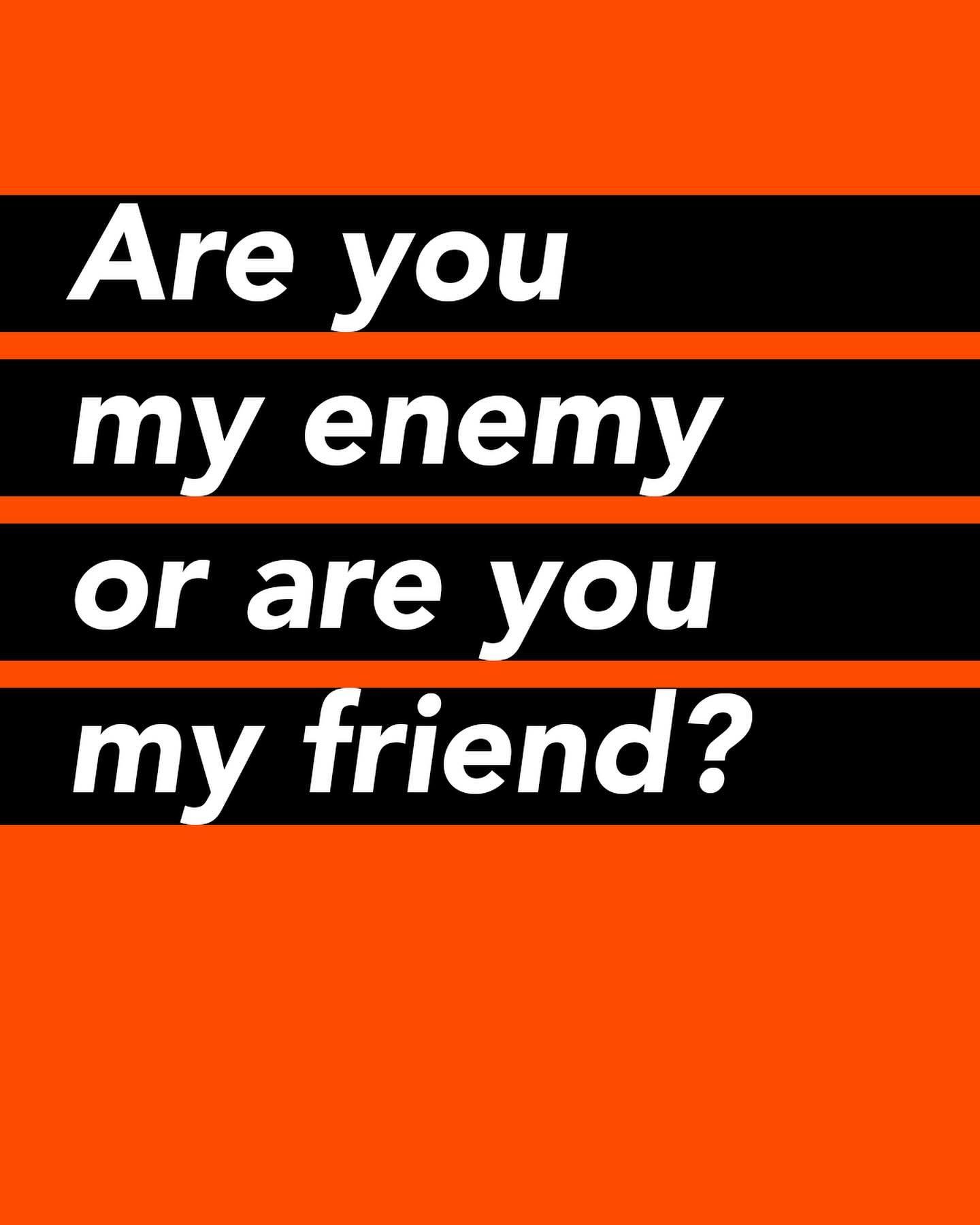 &mdash;⁣⁣⁣⁣⁣⁣⁣⁣⁣⁣⁣⁣⁣
Are you my enemy or are you my friend?

Please comment with your answer. Please also direct message me your postal mailing address. &mdash;⁣⁣⁣⁣⁣⁣⁣⁣⁣⁣⁣⁣⁣⁣⁣⁣⁣⁣⁣⁣⁣⁣⁣⁣⁣⁣ #art #davidgregharth #harth #newyorkcity #nyc #brooklyn #concep