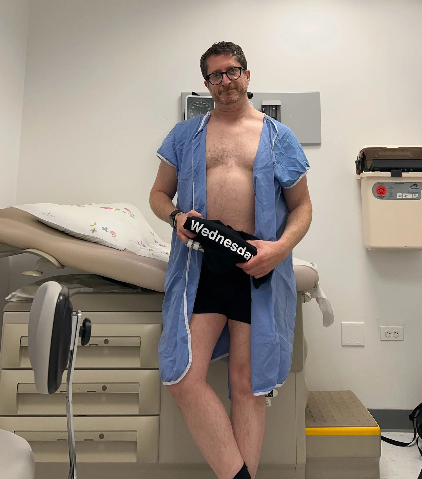 Today is Wednesday. Here I am in my Wednesday shirt. #art #davidgregharth #dayoftheweek