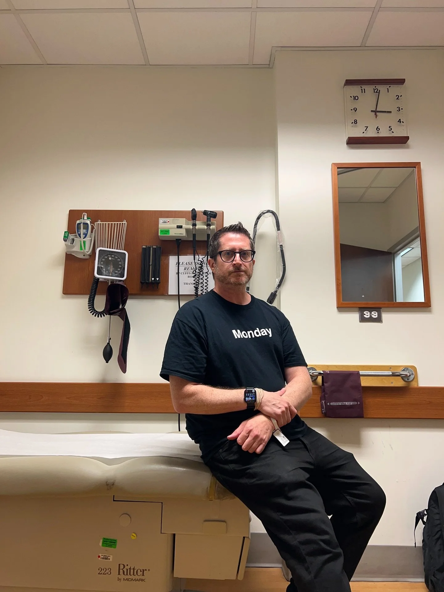 Today is Monday. Here I am in my Monday shirt. #art #davidgregharth #harth #monday #dayoftheweek #dotw