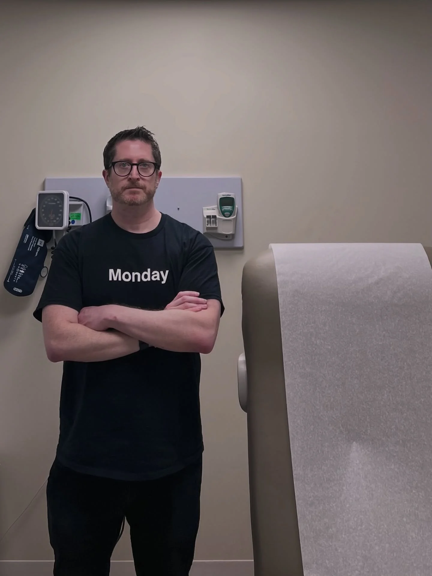 Today is Monday. Here I am in my Monday shirt. #art #davidgregharth #dayoftheweek