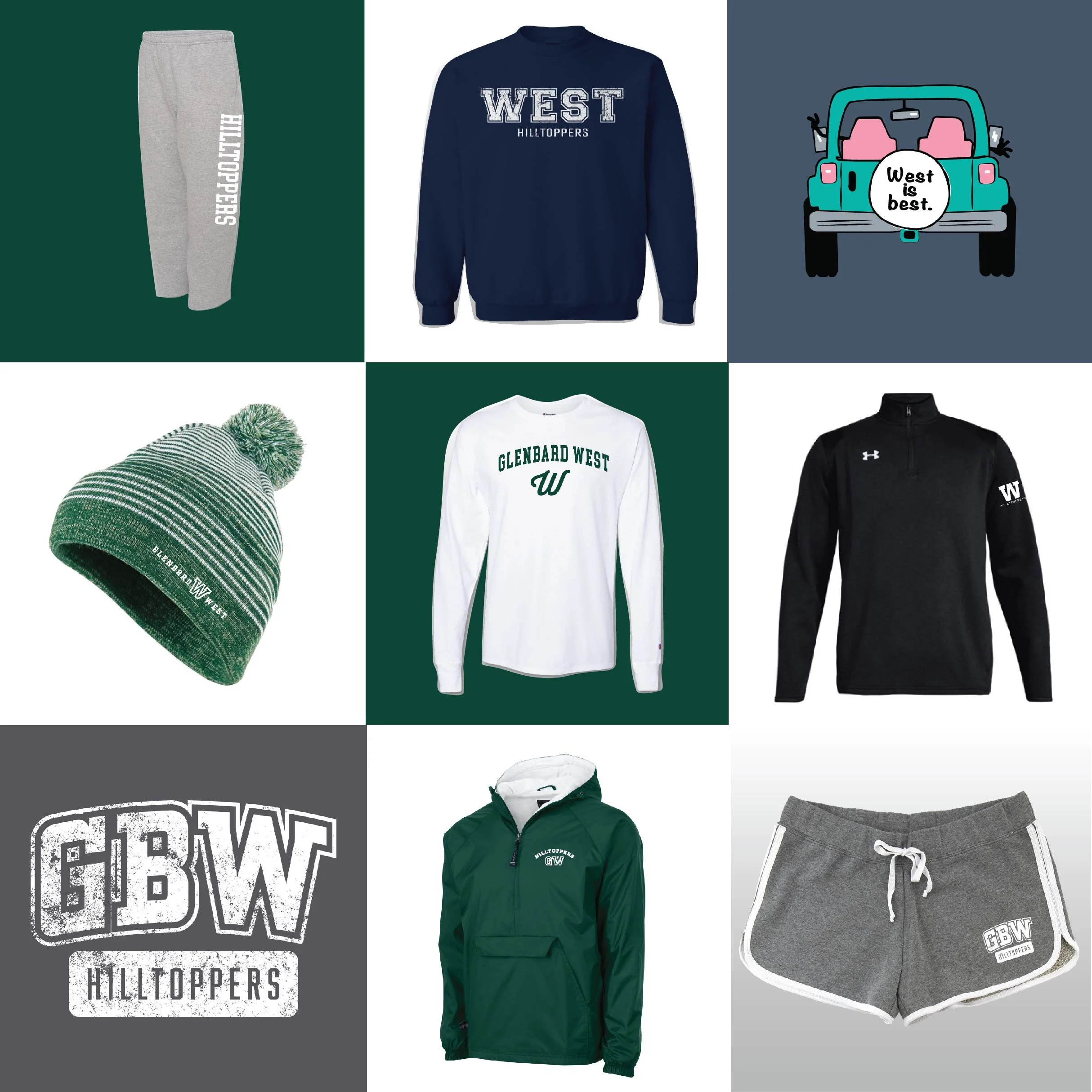 Glenbard West Spiritwear
