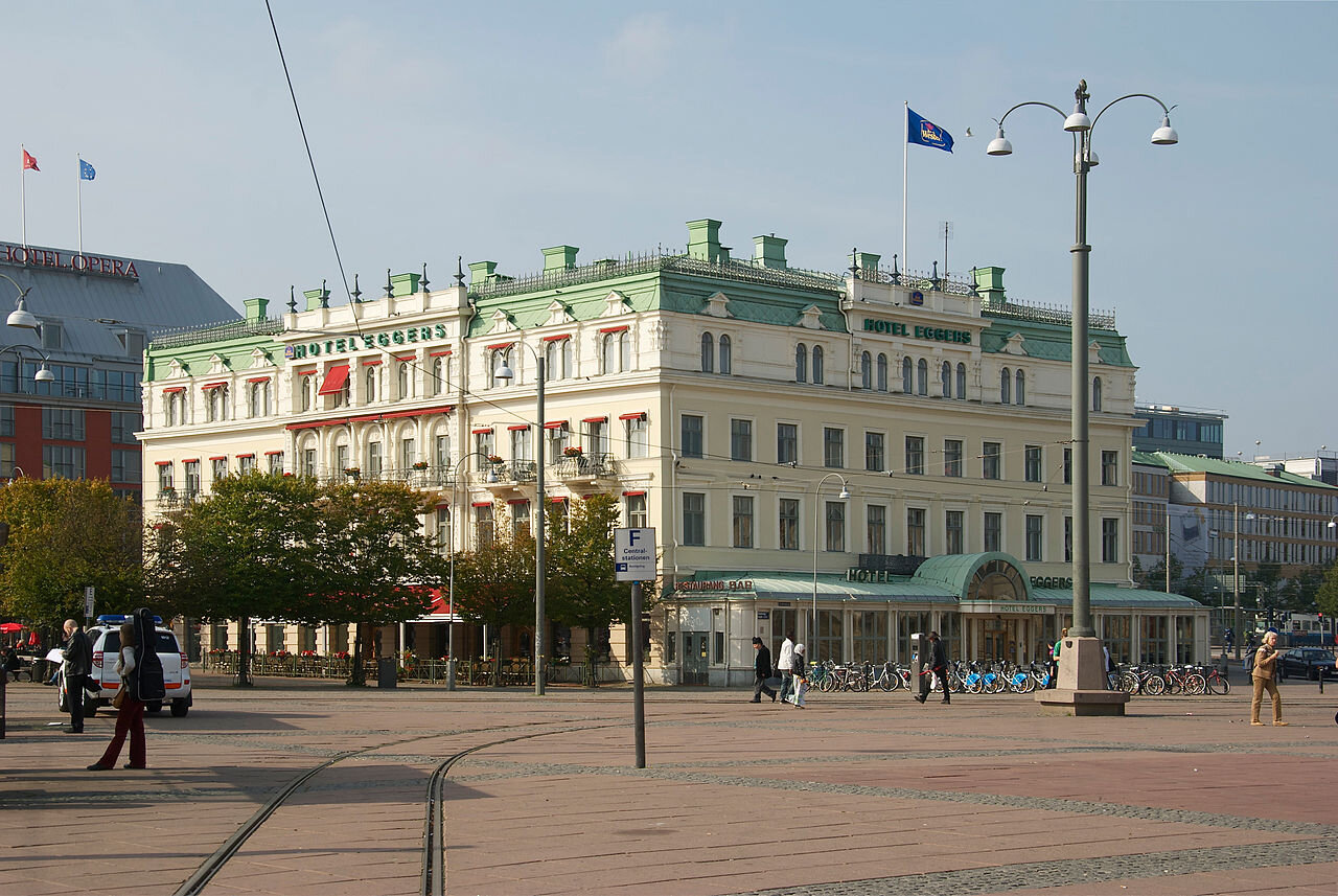 Hôtel Eggers, Drottningtorget 2, Gothenburg, SE.