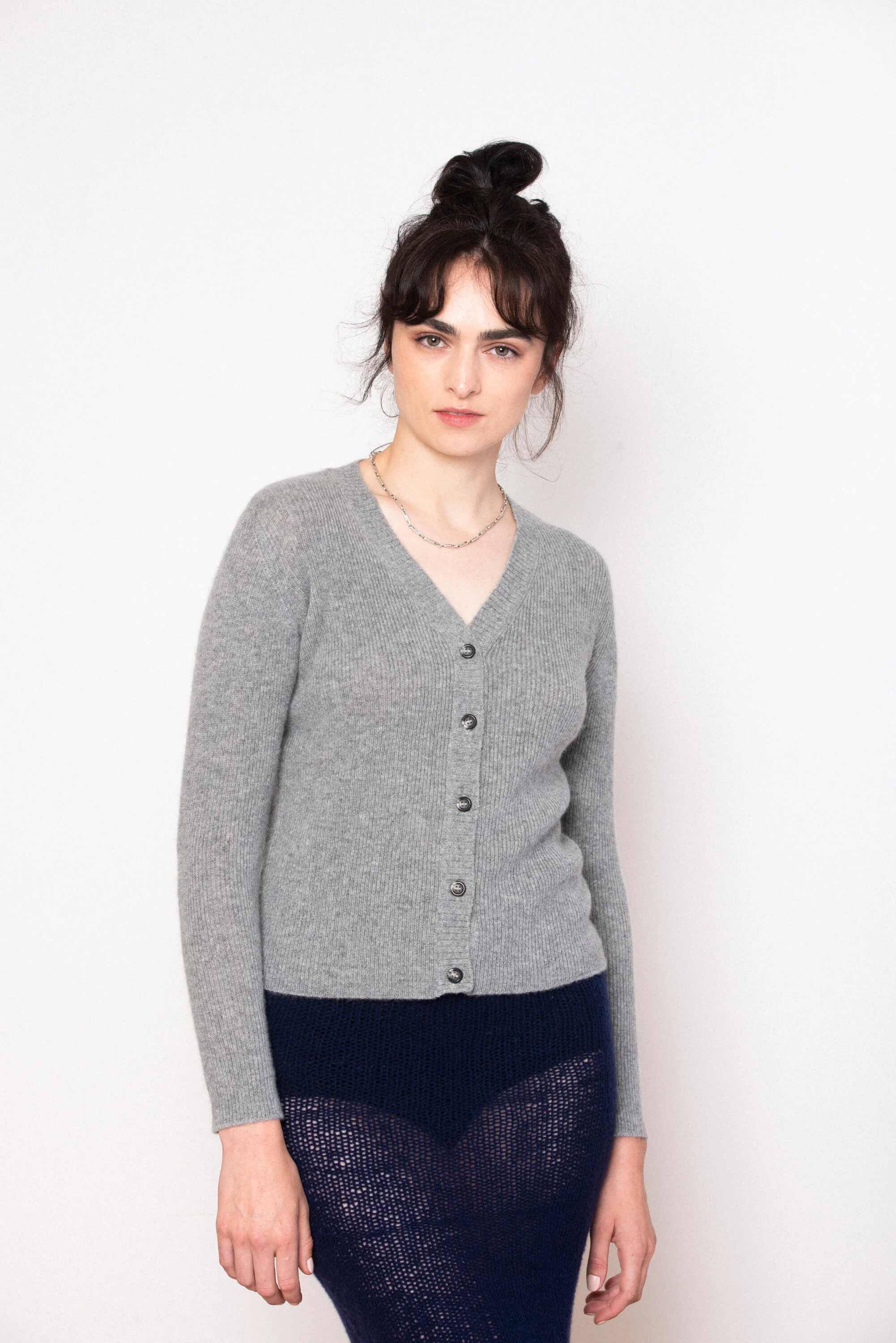 V-neck Cashmere Cardigan