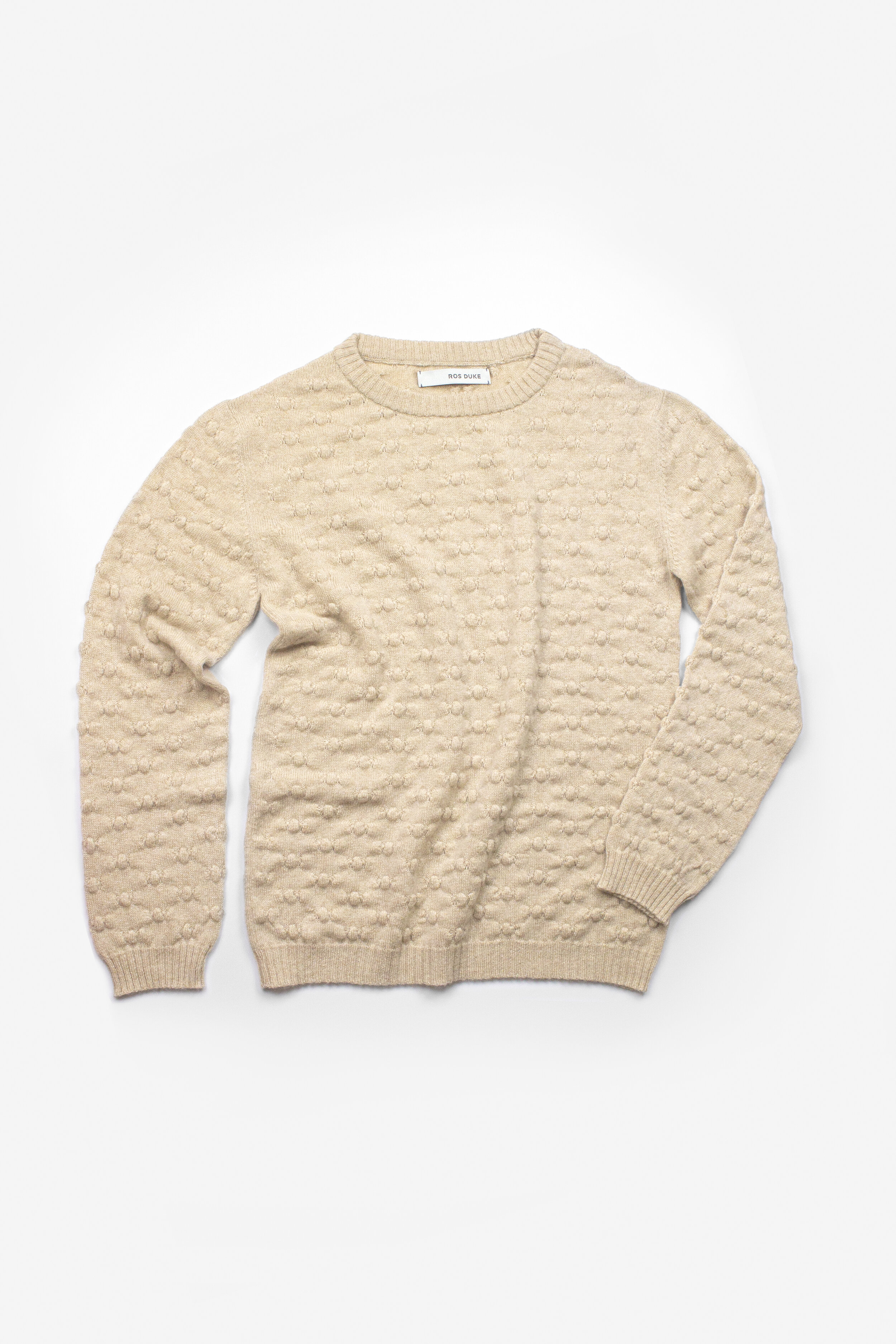 POLKA SWEATER in OATMEAL — Ros Duke