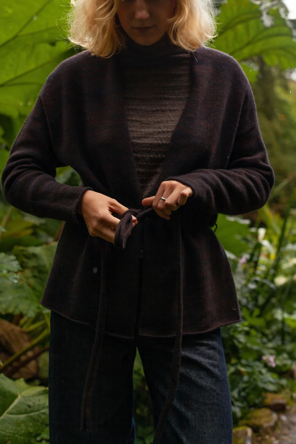 Ros Duke Slub Turtleneck Forest main image 0