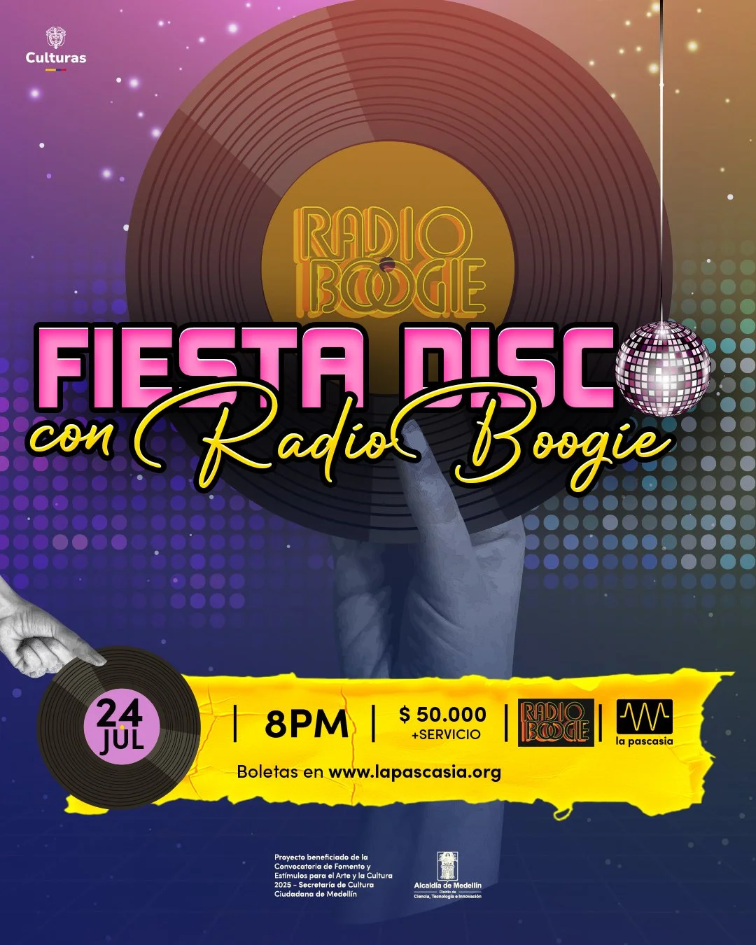 Fiesta disco con Radio Boogie
