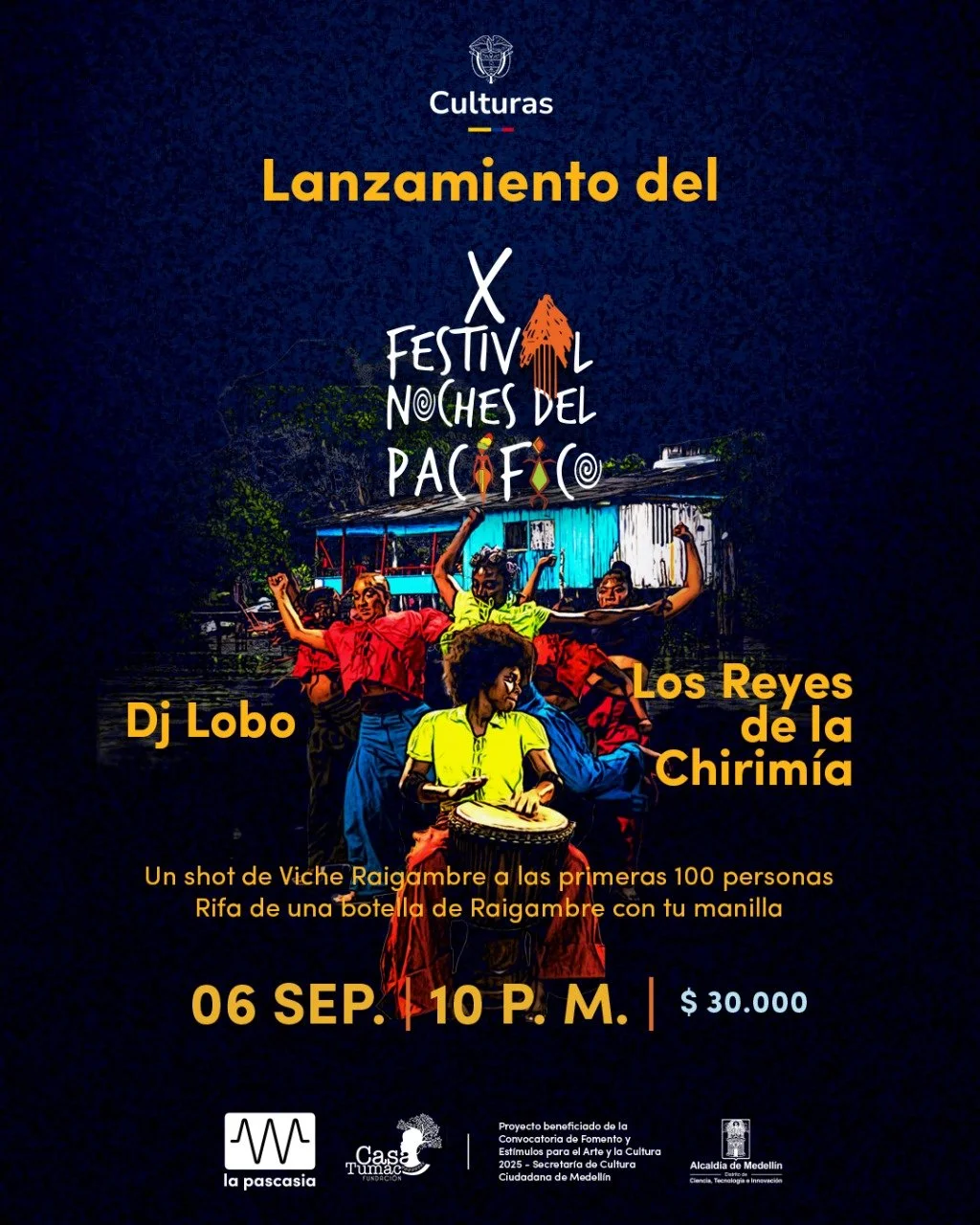 X Festival Noches del Pacífico: DJ Lobo y Los Reyes de la Chirimía