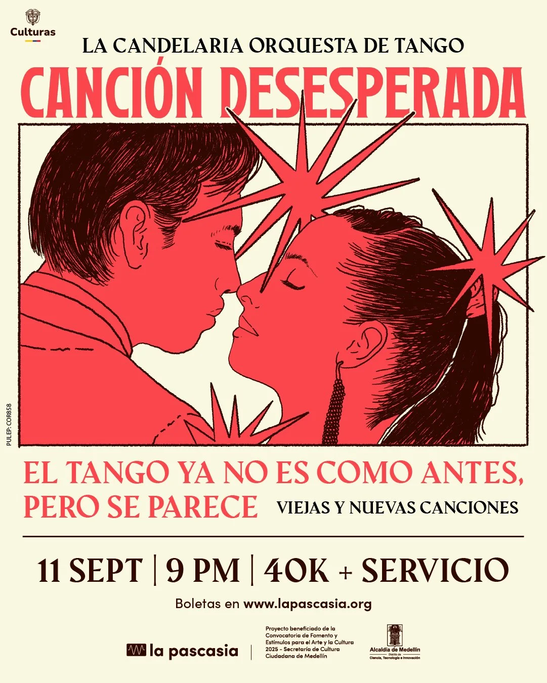 Canción Desesperada con La Candelaria Orquesta de Tango