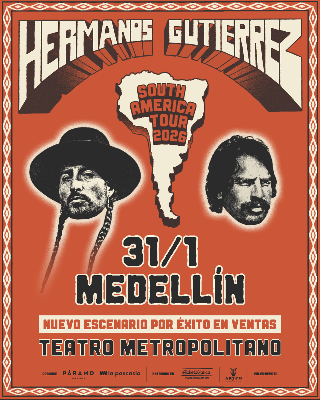 Hermanos Gutiérrez en La Pascasia - South América tour 2026