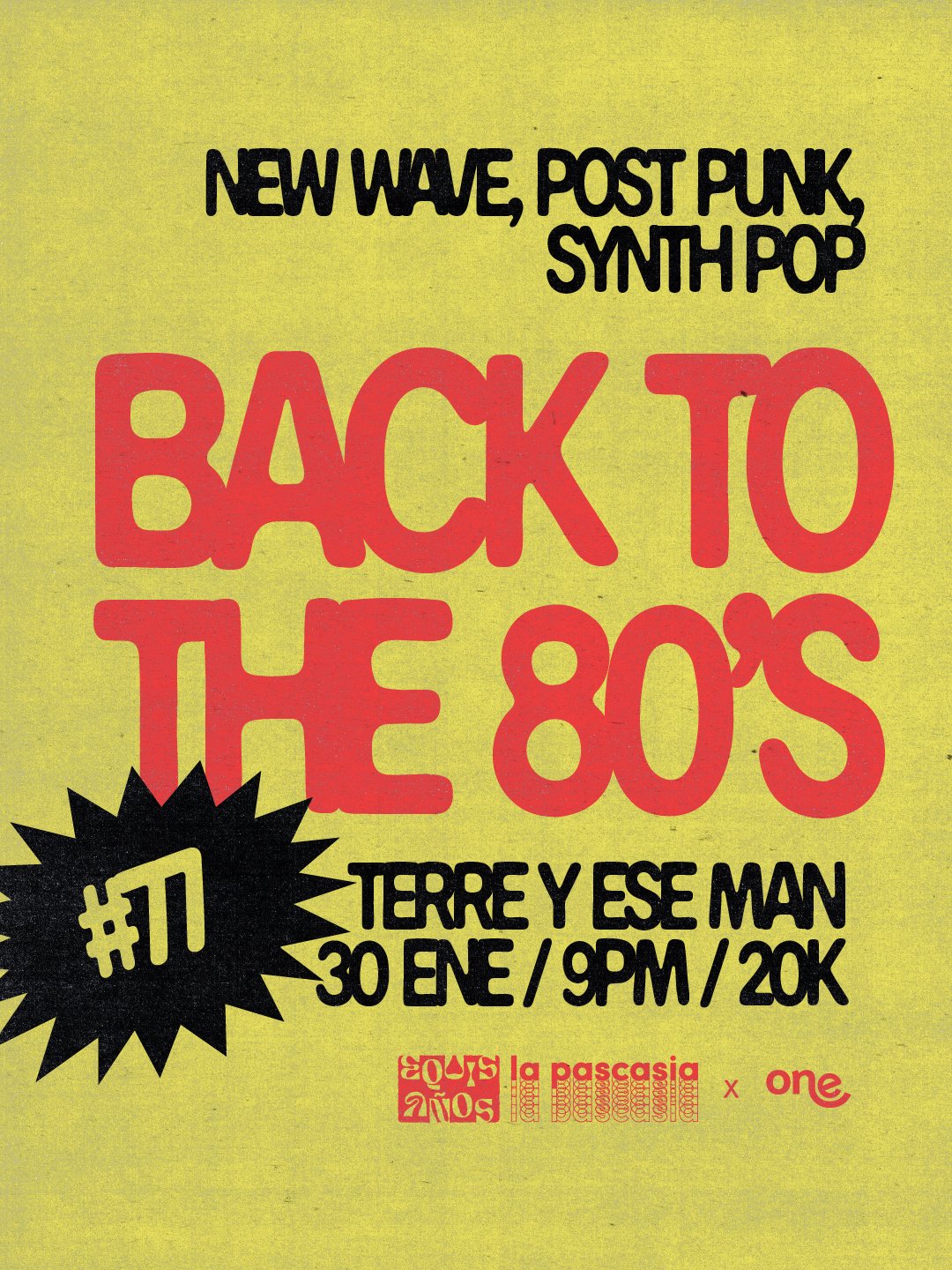 Back to the 80's versión 77 con Terre y Ese Man