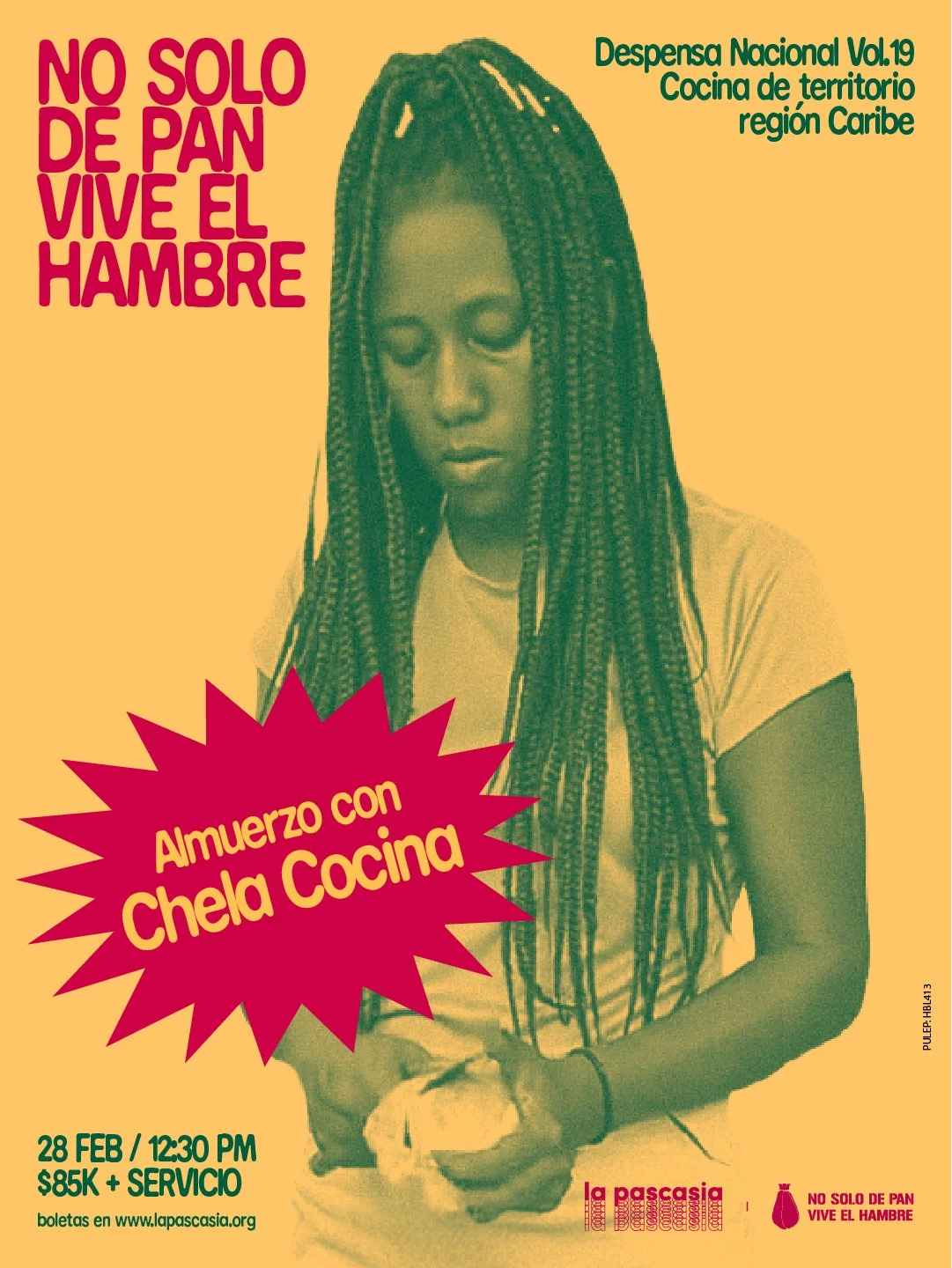 NO SOLO DE PAN VIVE EL HAMBRE - DESPENSA NACIONAL VOL. 19, almuerzo con Chela Cocina