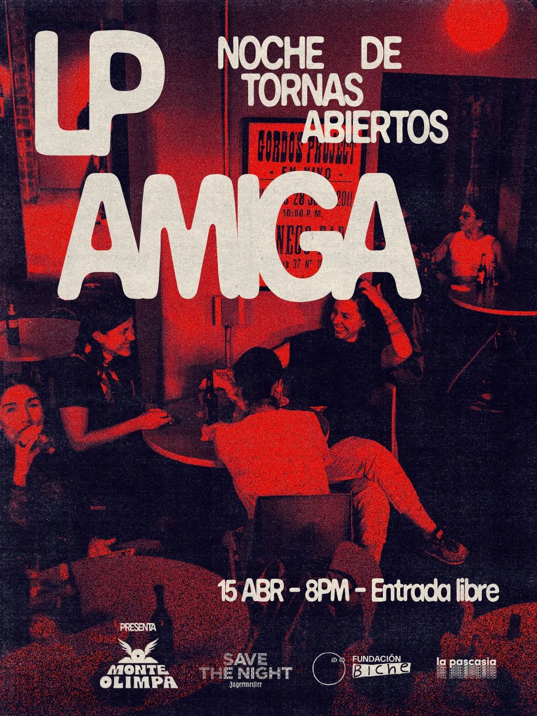 MONTE OLIMPA PRESENTA: LP AMIGA, TORNAS ABIERTOS