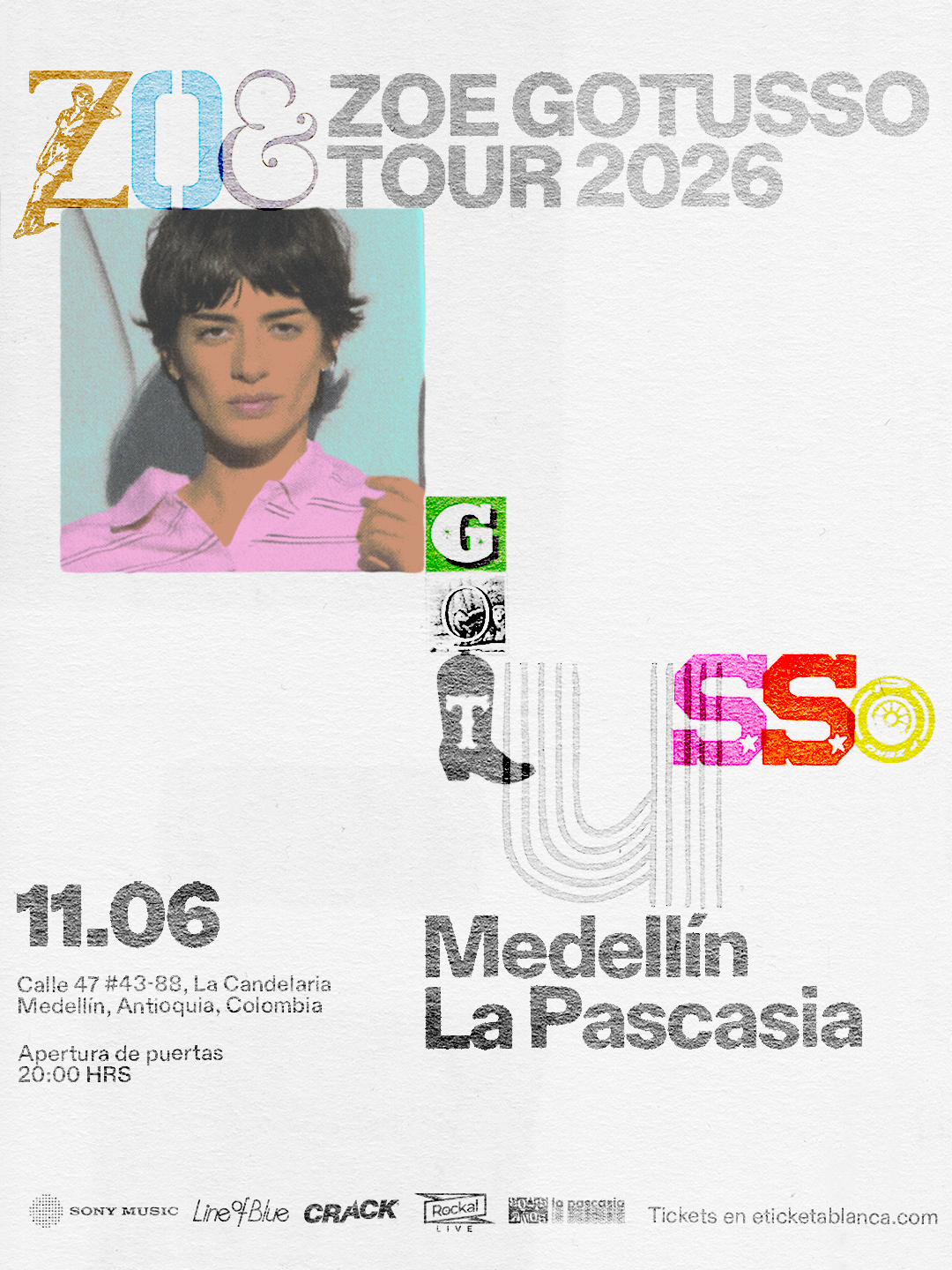 Zoe Gotusso Tour 2026