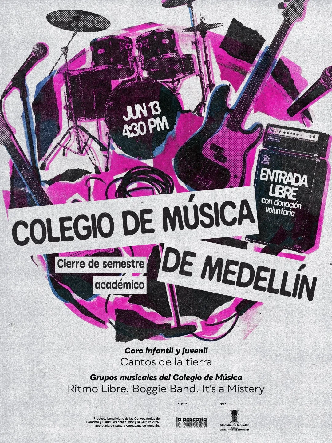 Colegio de Música de Medellín: Cierre de semestre académico
