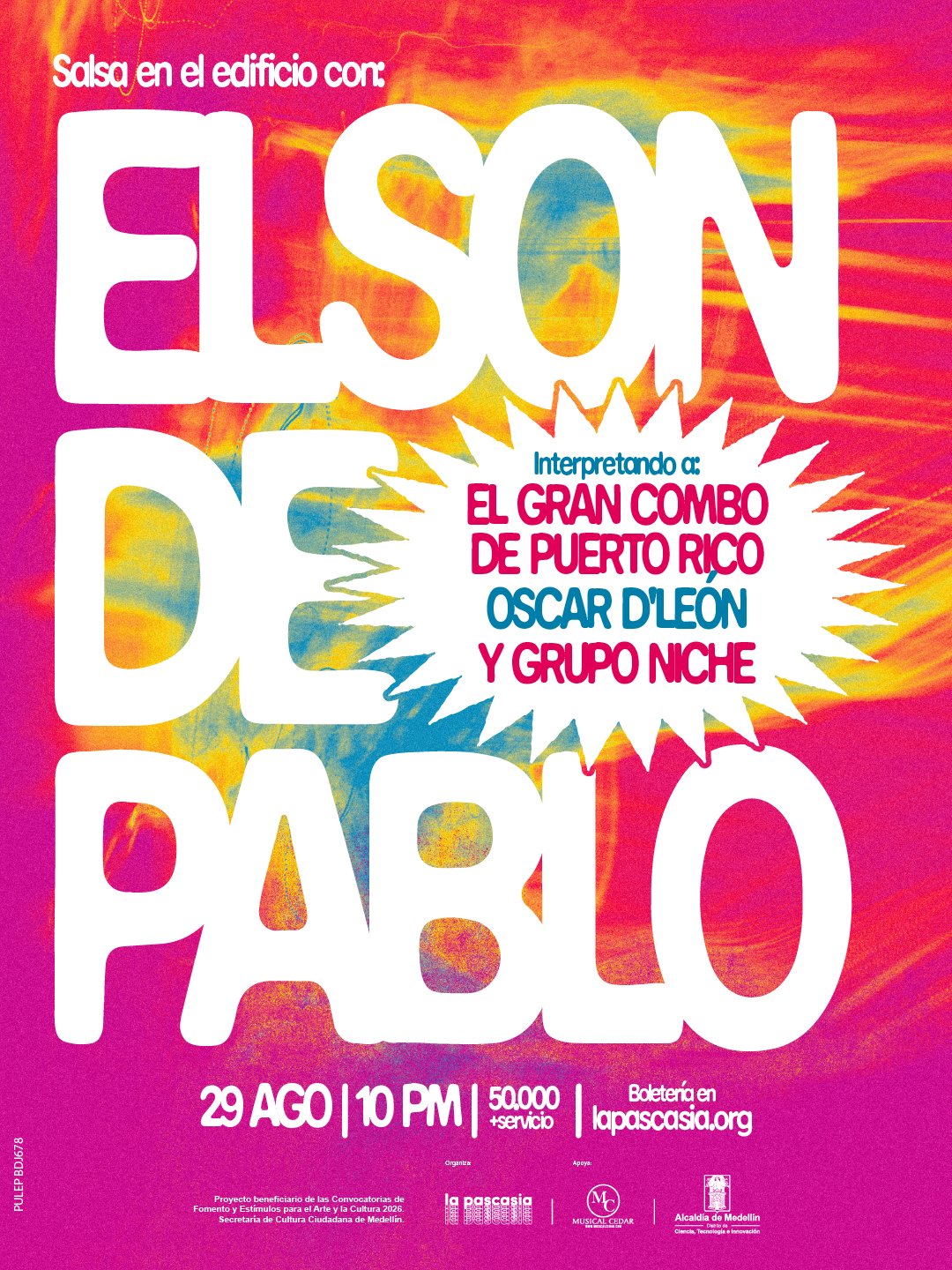 EL SON DE PABLO interpretando a El Gran Combo de Puerto Rico, Oscar D'León y Grupo Niche