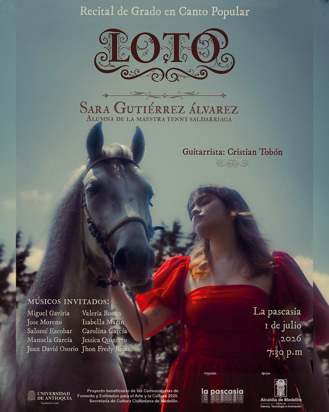 Recital de grado  Sara Gutiérrez Álvarez, canto popular