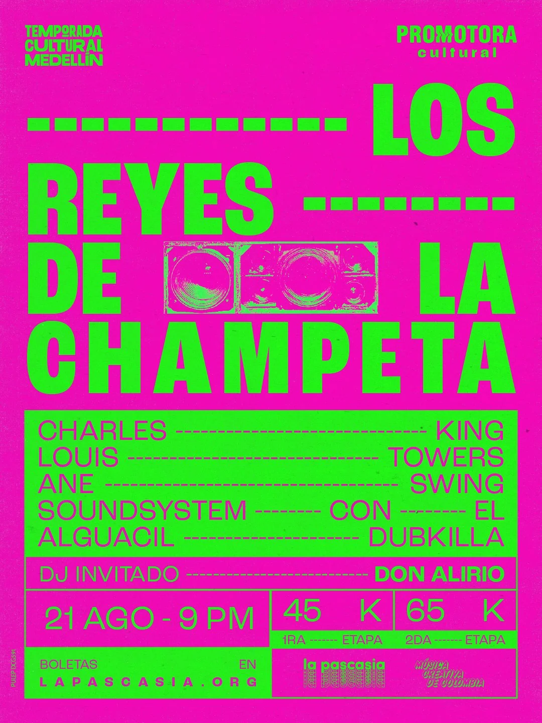 La Pascasia presenta: Los Reyes de la Champeta