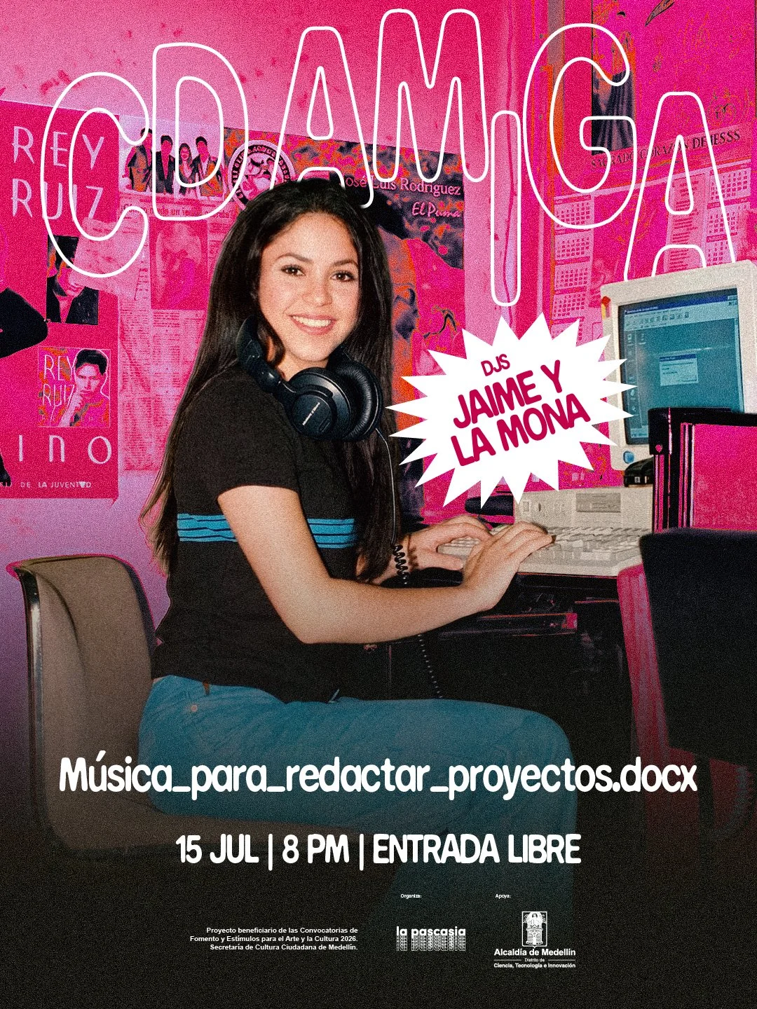 CD AMIGA: Música para redactar proyectos con Jaime y la mona