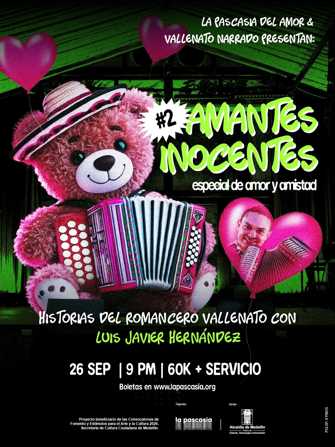 VALLENATO NARRADO con Luis Javier Hernández presenta: Amantes Inocentes 2