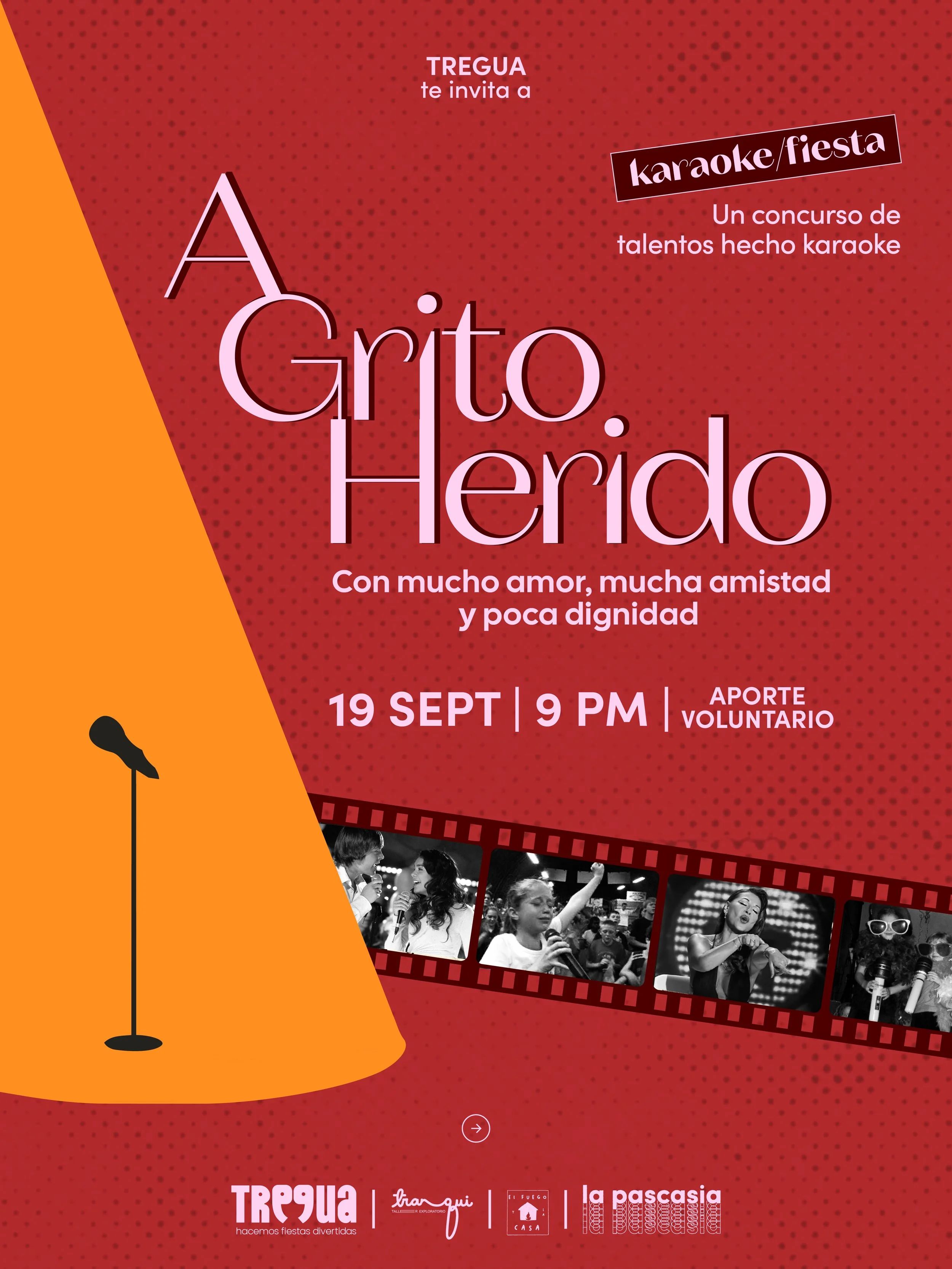 A GRITO HERIDO - KARAOKE / FIESTA CON TREGUA