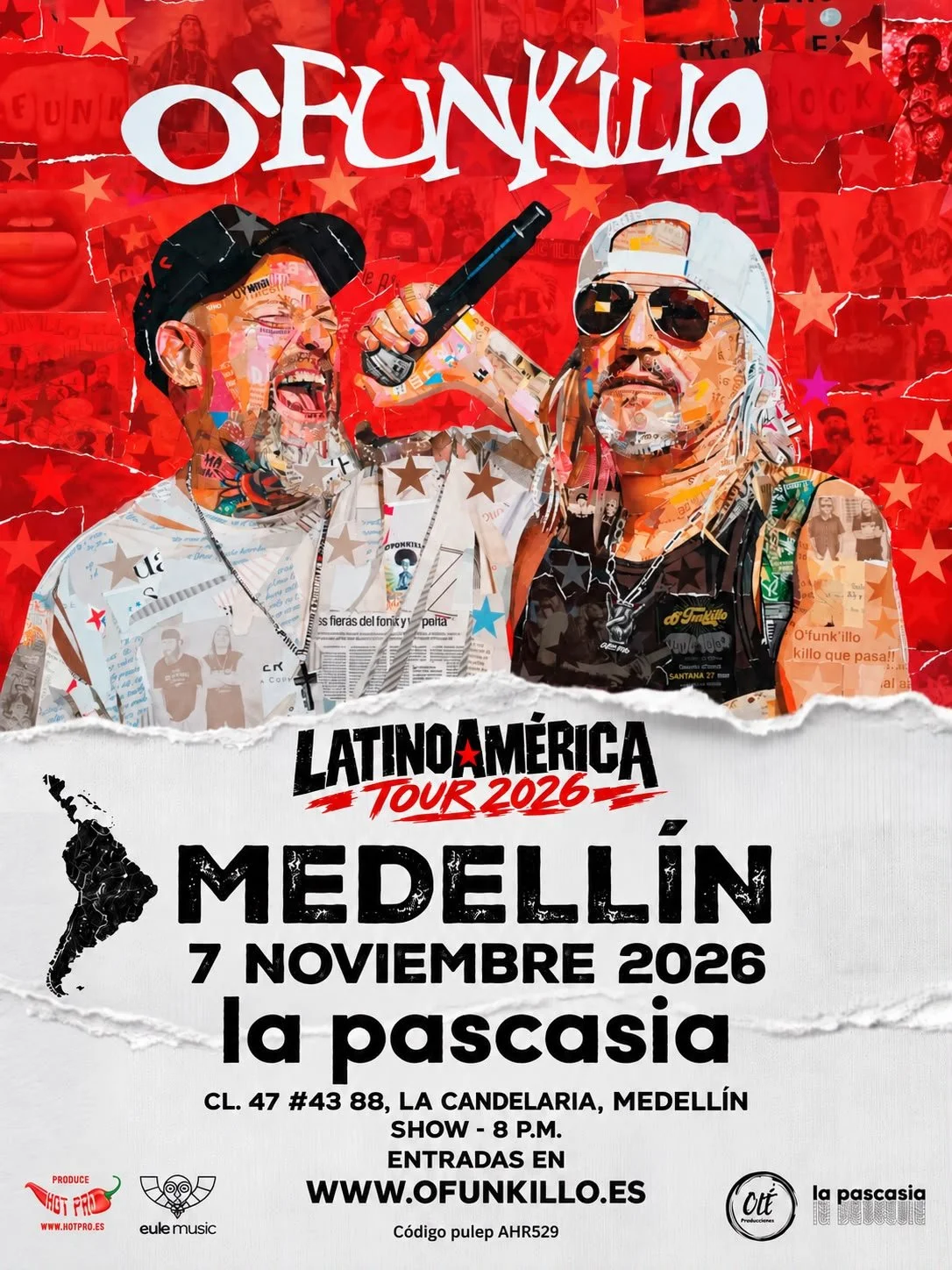 O´FUNKILLO EN LA PASCASIA - LATINOAMÉRICA TOUR 2026