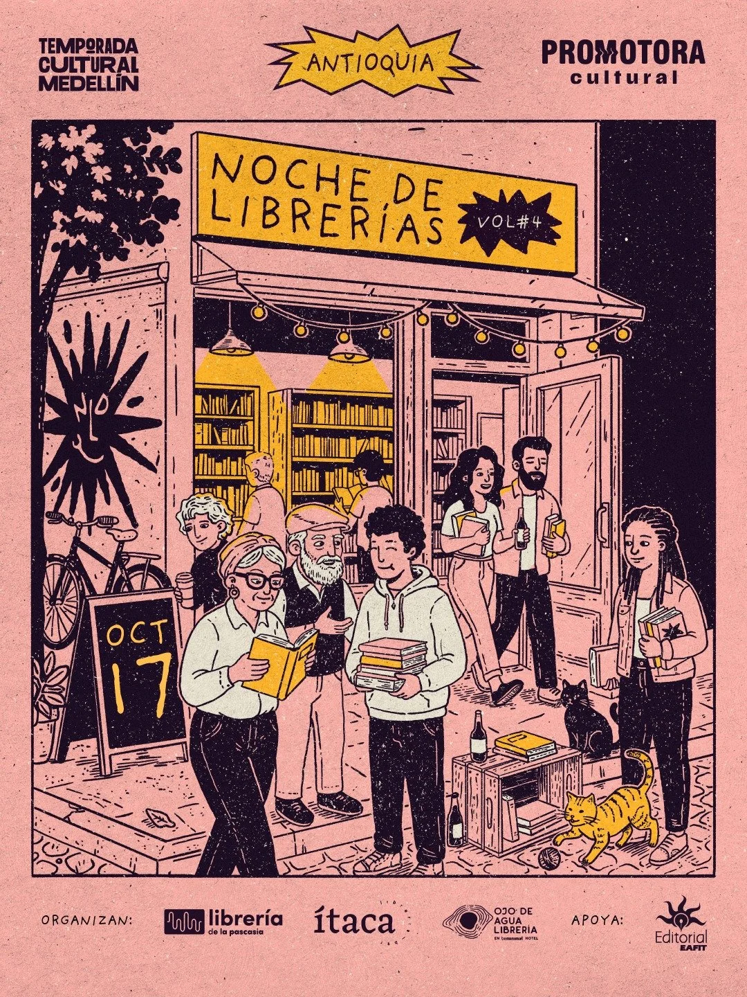 NOCHE DE LIBRERÍAS y FIESTA DE REMATE