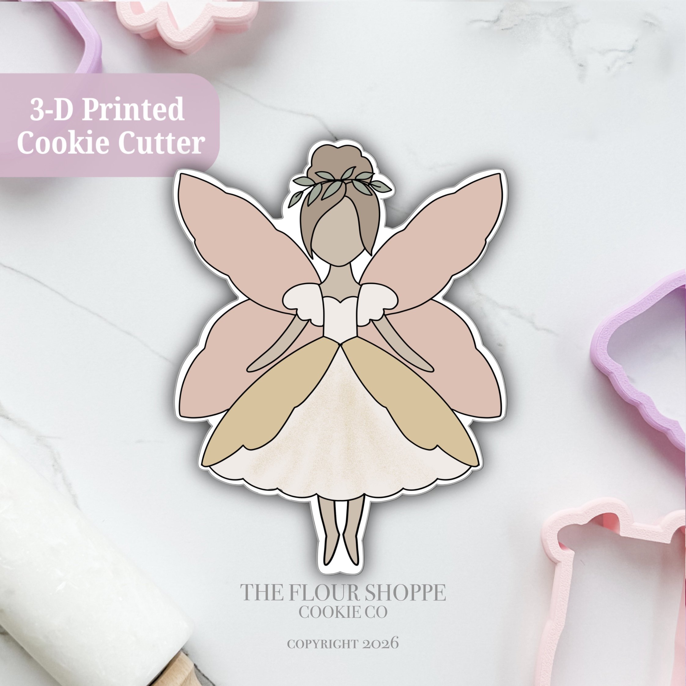 Fairy 7 Cookie Cutter STL