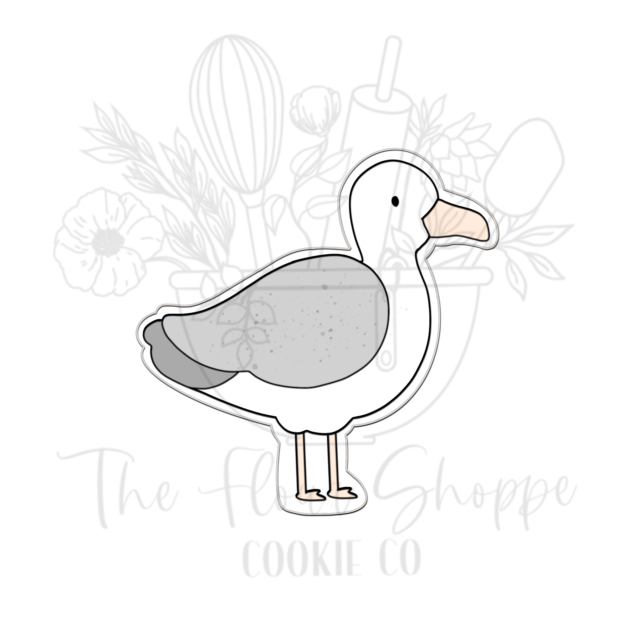 Seagull Cookie Cutter STL