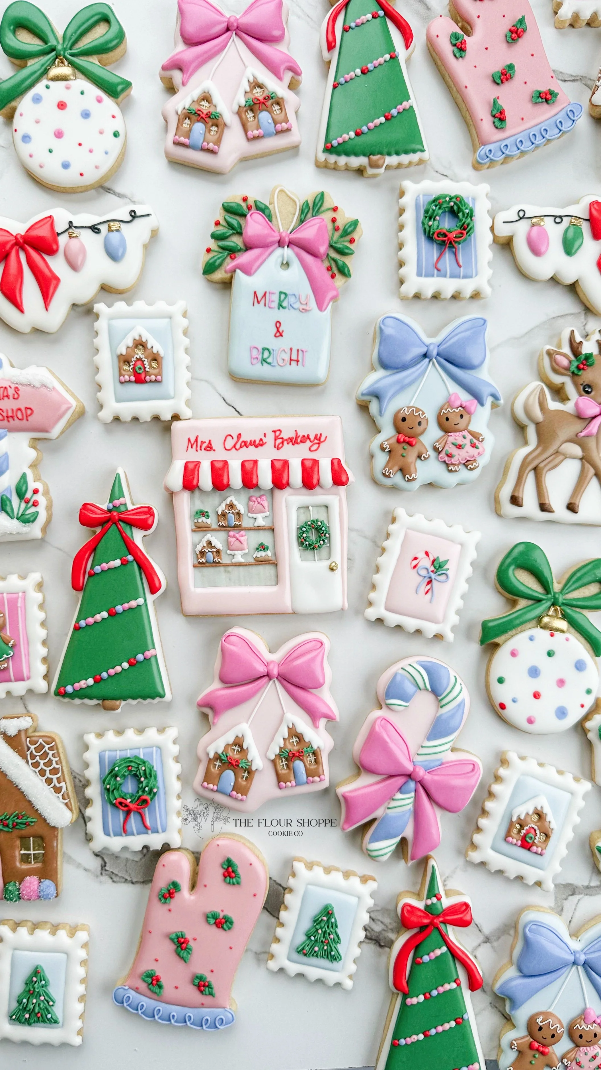 Merry and Bright Christmas Cookies: Baking, Gingerbread, Reindeer, Royal Icing Sugar Cookies by The Flour Shoppe Cookie Co, Omaha, Nebraska_019.jpg
