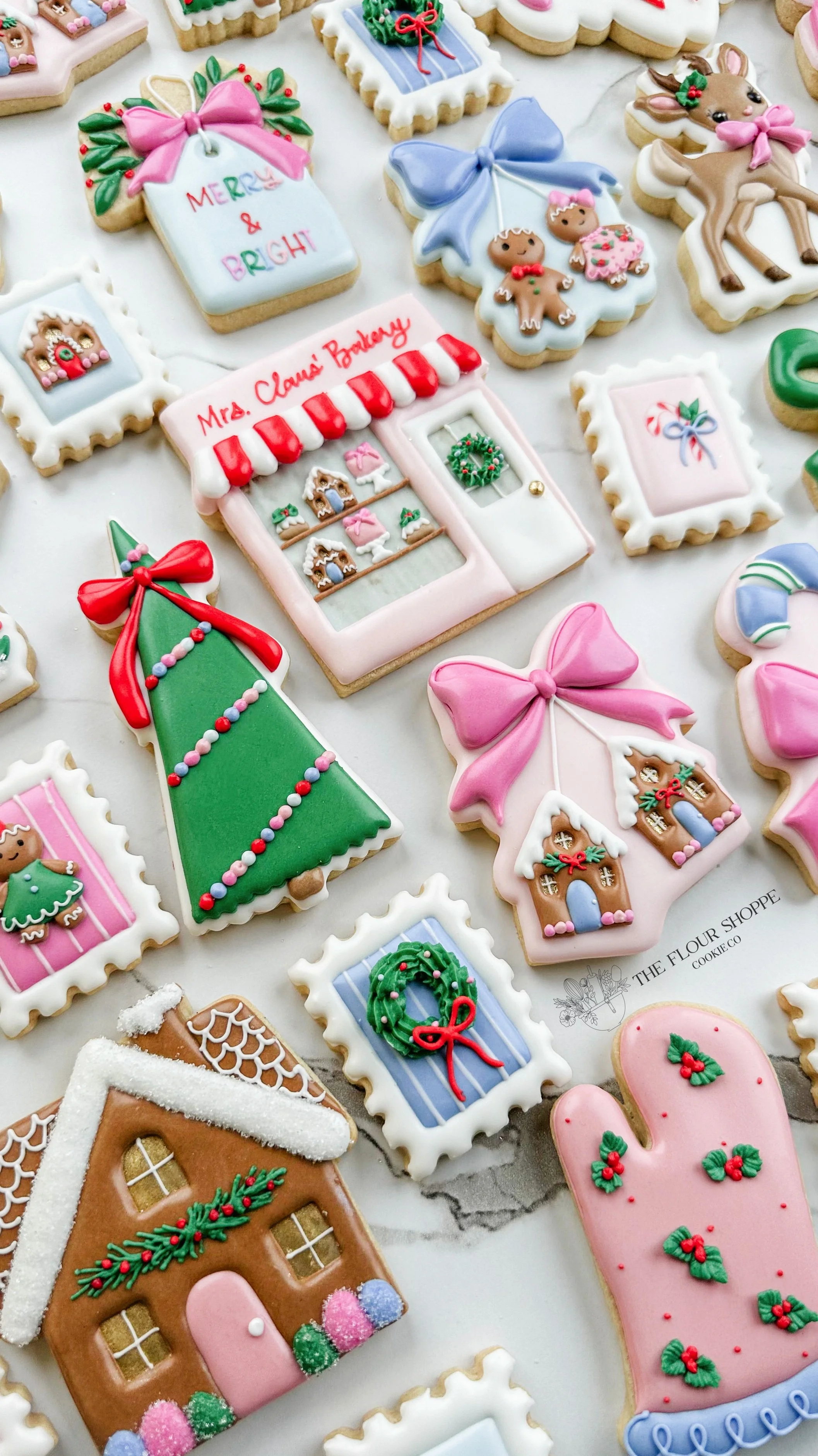 Merry and Bright Christmas Cookies: Baking, Gingerbread, Reindeer, Royal Icing Sugar Cookies by The Flour Shoppe Cookie Co, Omaha, Nebraska_018.jpg