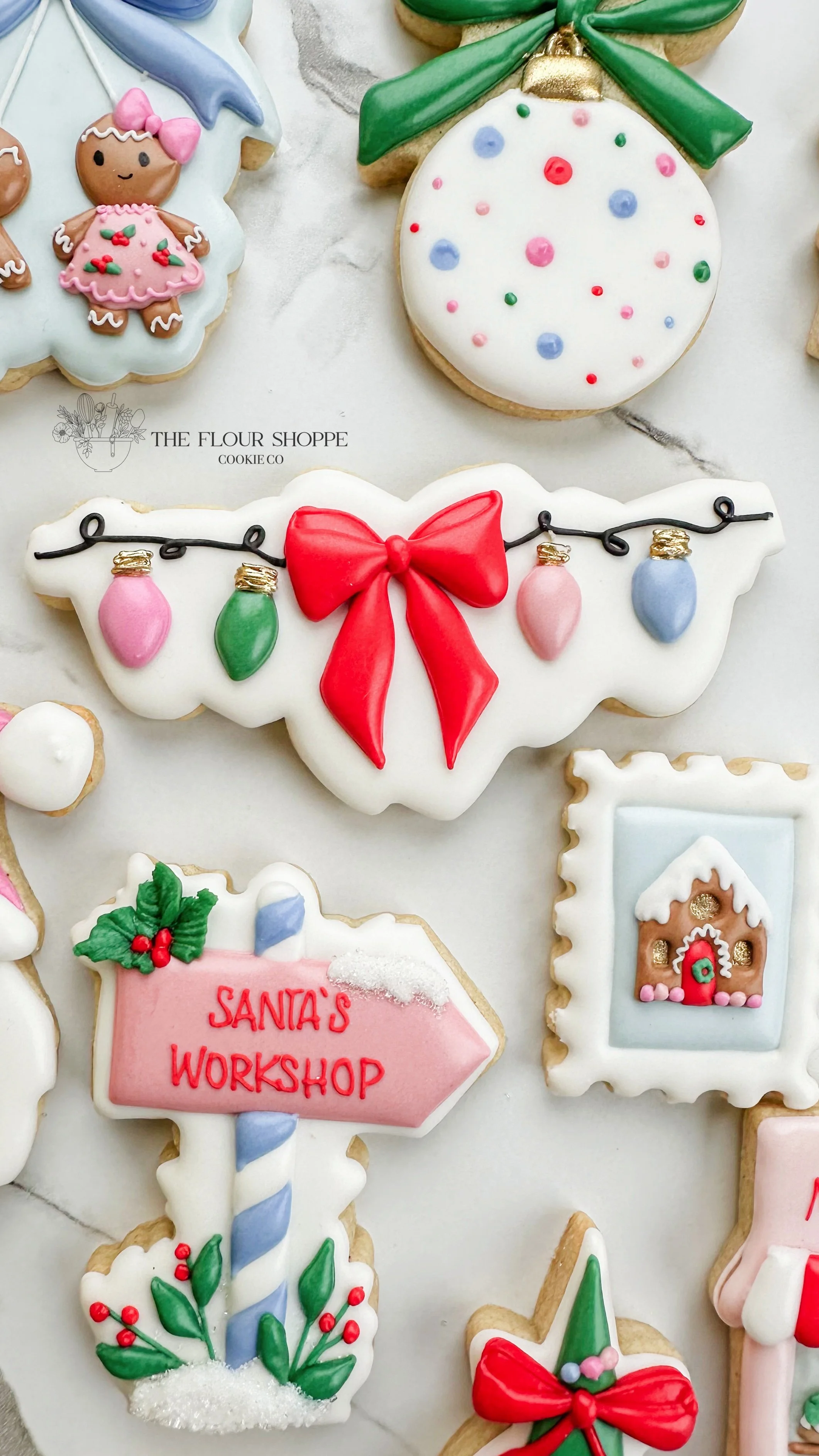 Merry and Bright Christmas Cookies: Baking, Gingerbread, Reindeer, Royal Icing Sugar Cookies by The Flour Shoppe Cookie Co, Omaha, Nebraska_017.jpg