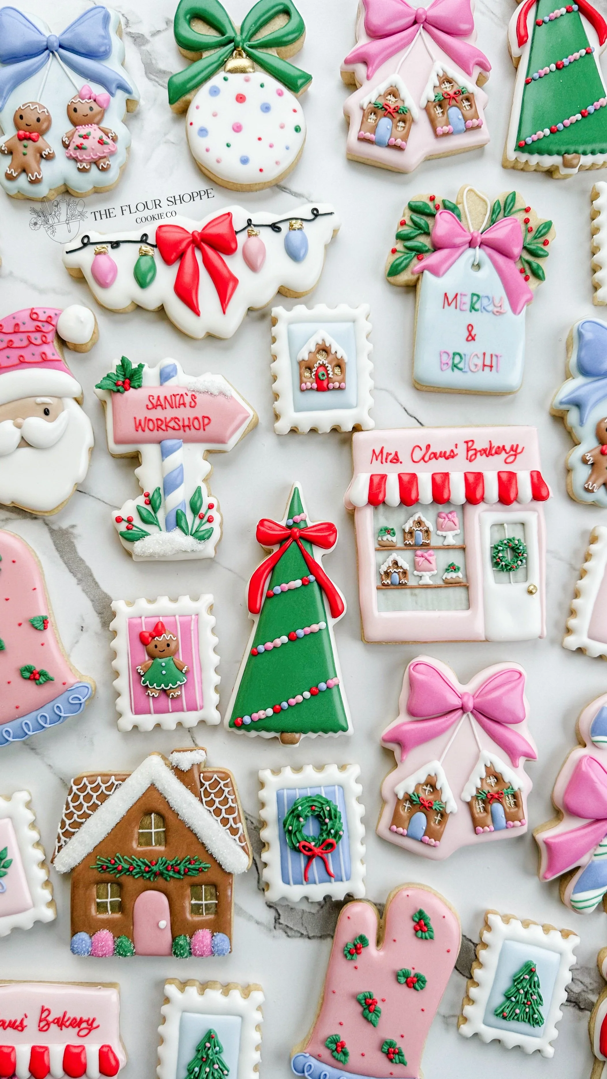 Merry and Bright Christmas Cookies: Baking, Gingerbread, Reindeer, Royal Icing Sugar Cookies by The Flour Shoppe Cookie Co, Omaha, Nebraska_016.jpg