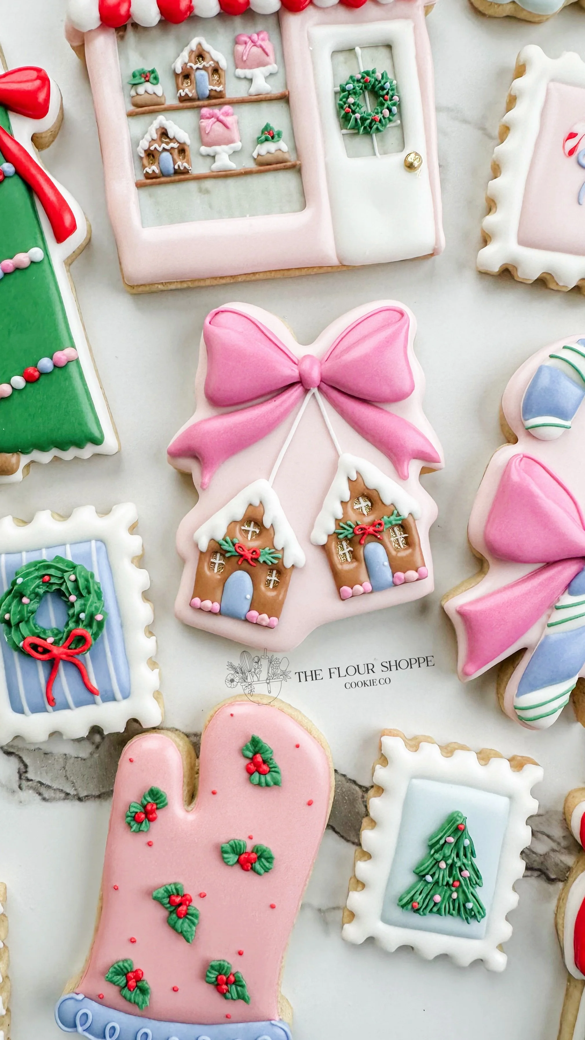 Merry and Bright Christmas Cookies: Baking, Gingerbread, Reindeer, Royal Icing Sugar Cookies by The Flour Shoppe Cookie Co, Omaha, Nebraska_015.jpg