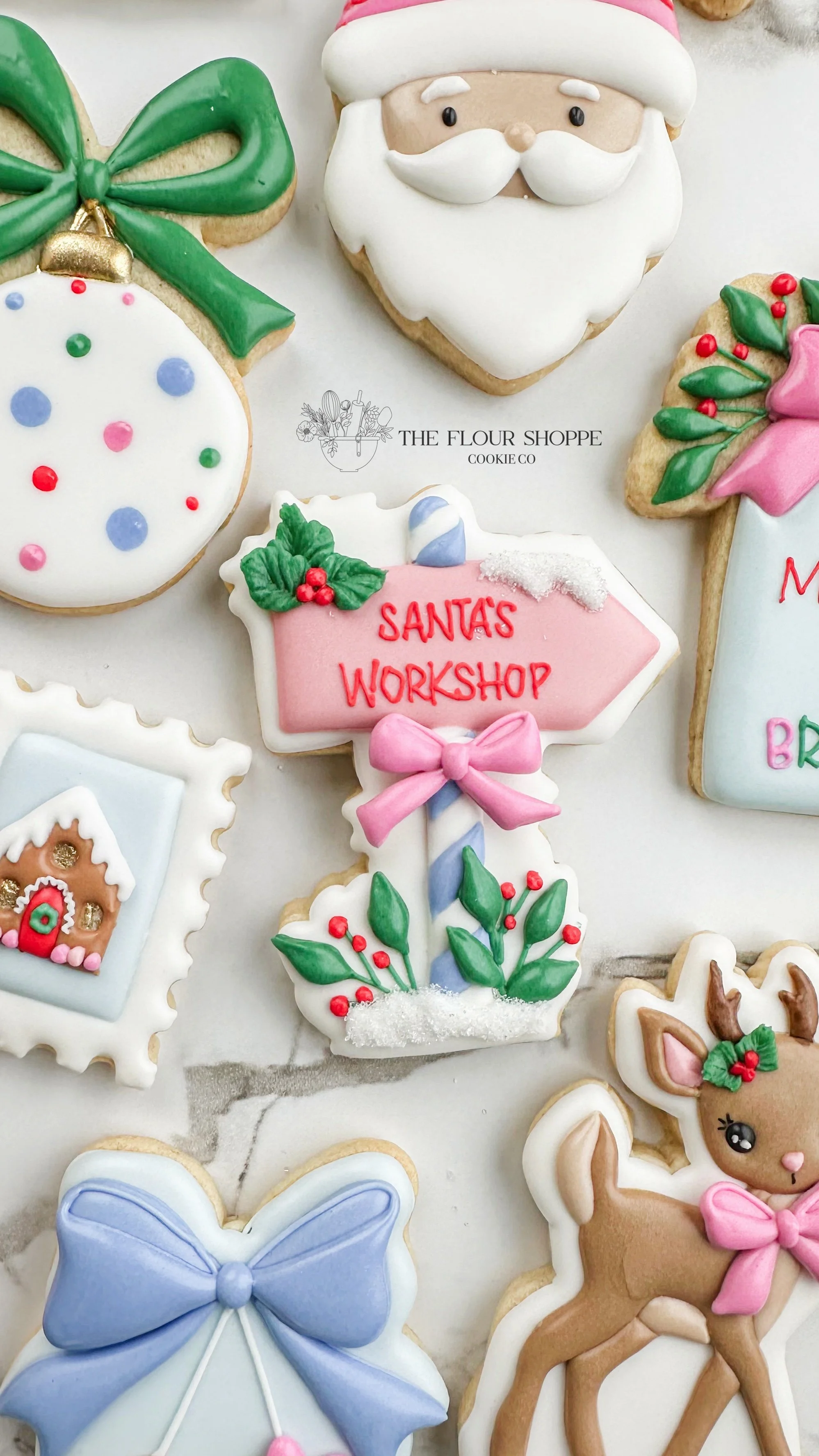 Merry and Bright Christmas Cookies: Baking, Gingerbread, Reindeer, Royal Icing Sugar Cookies by The Flour Shoppe Cookie Co, Omaha, Nebraska_013.jpg