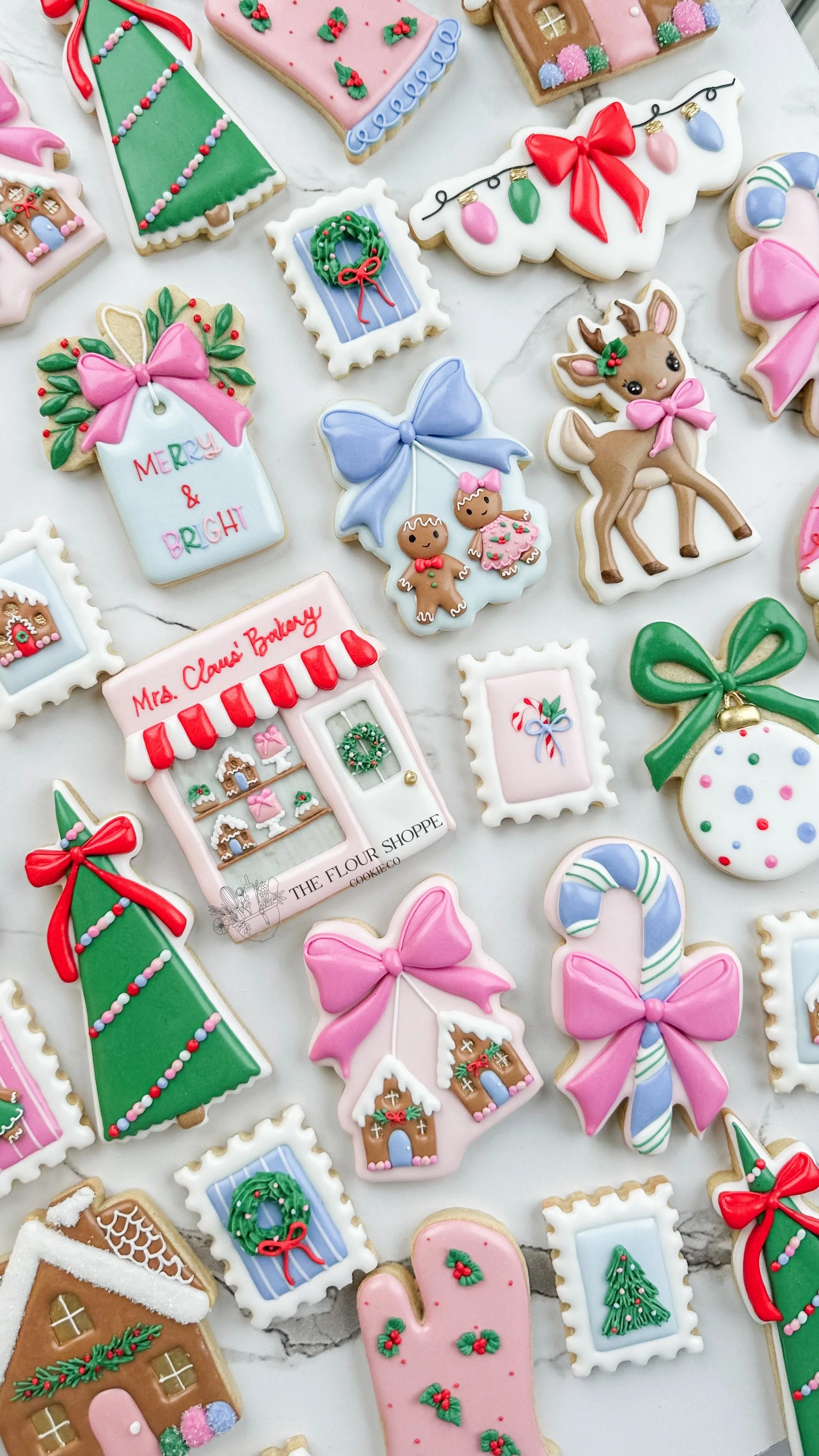 Merry and Bright Christmas Cookies: Baking, Gingerbread, Reindeer, Royal Icing Sugar Cookies by The Flour Shoppe Cookie Co, Omaha, Nebraska_012.jpg