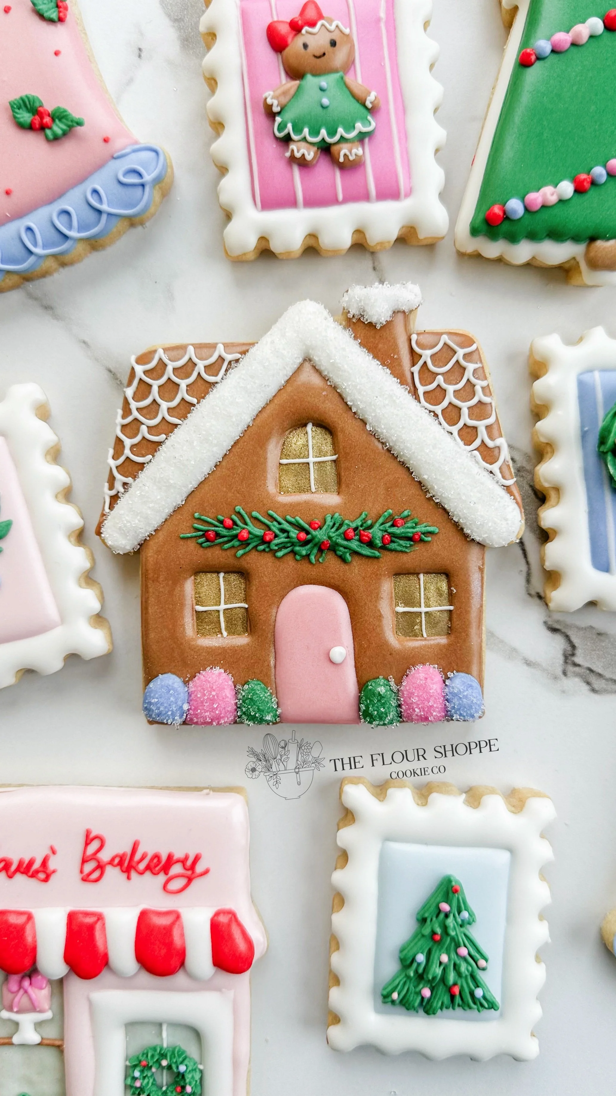 Merry and Bright Christmas Cookies: Baking, Gingerbread, Reindeer, Royal Icing Sugar Cookies by The Flour Shoppe Cookie Co, Omaha, Nebraska_010.jpg