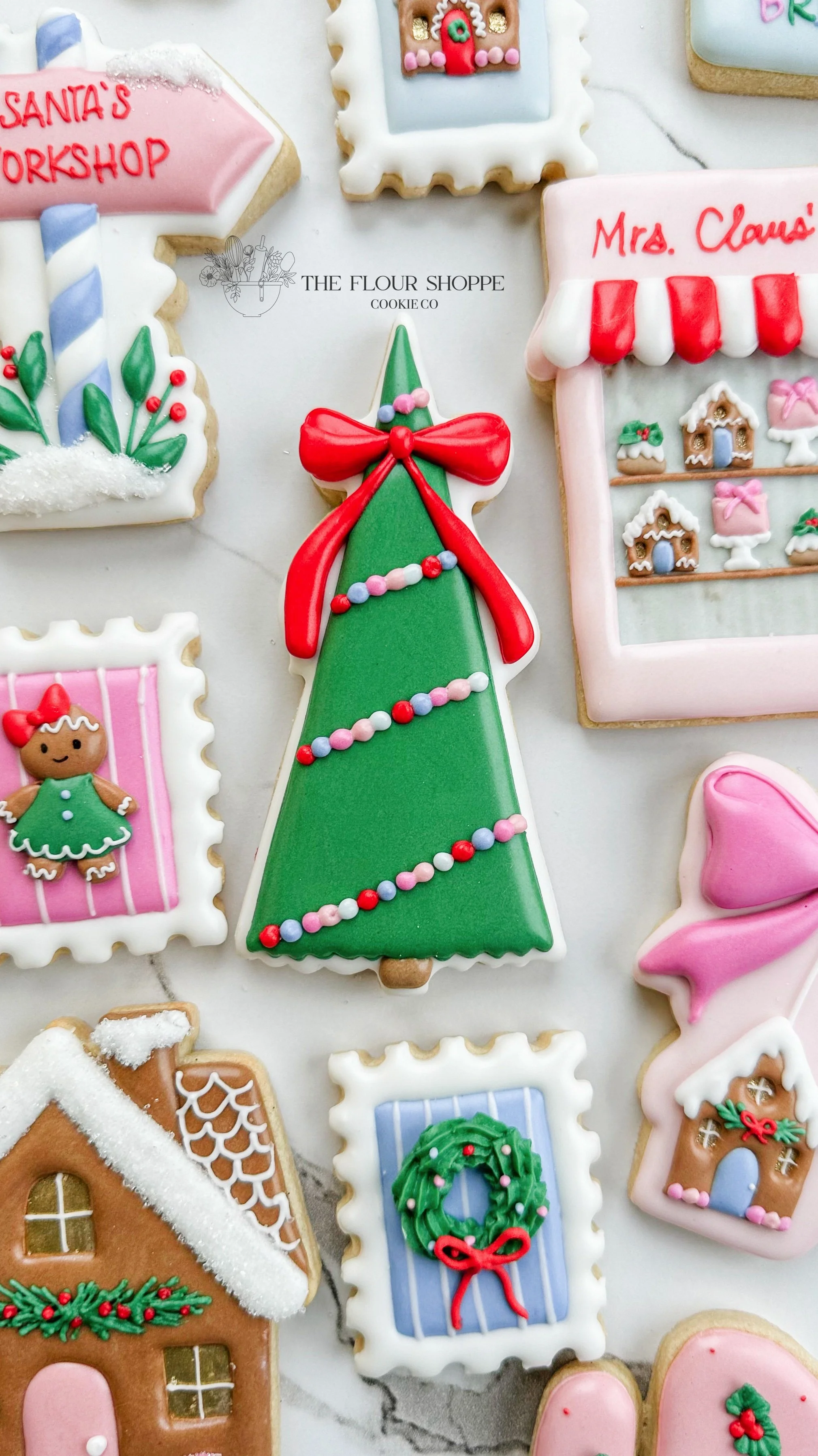 Merry and Bright Christmas Cookies: Baking, Gingerbread, Reindeer, Royal Icing Sugar Cookies by The Flour Shoppe Cookie Co, Omaha, Nebraska_008.jpg