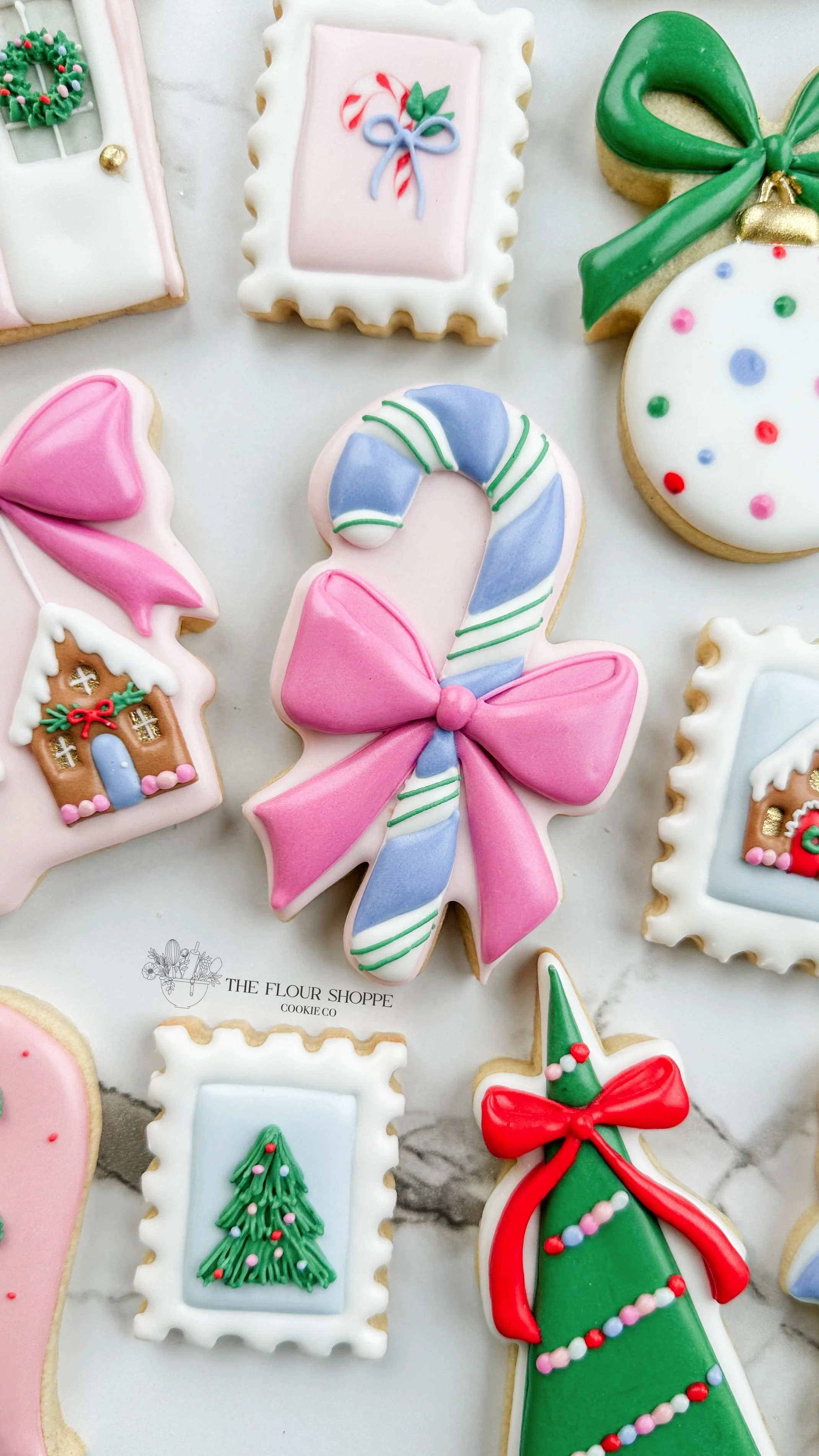 Merry and Bright Christmas Cookies: Baking, Gingerbread, Reindeer, Royal Icing Sugar Cookies by The Flour Shoppe Cookie Co, Omaha, Nebraska_004.jpg