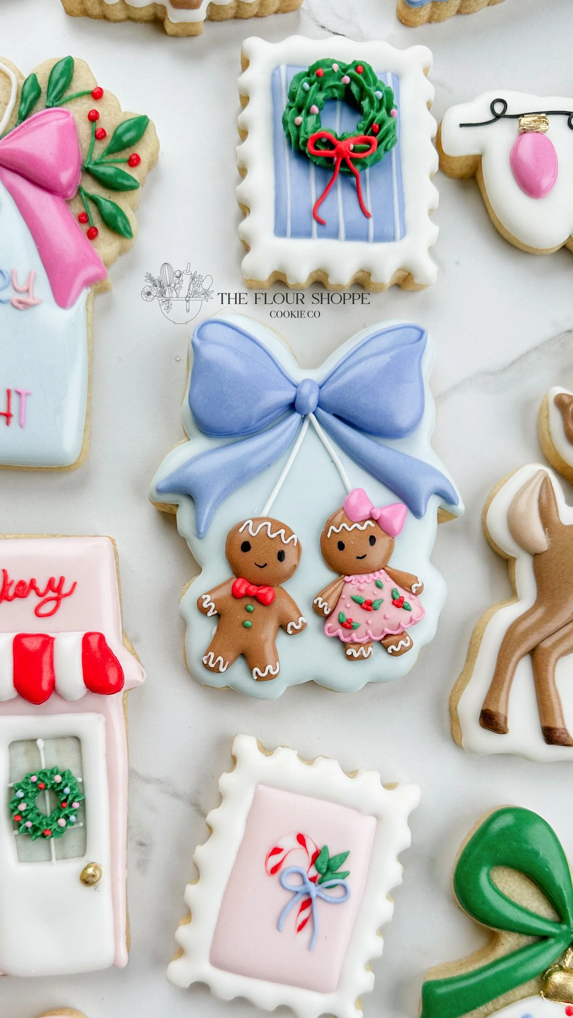 Merry and Bright Christmas Cookies: Baking, Gingerbread, Reindeer, Royal Icing Sugar Cookies by The Flour Shoppe Cookie Co, Omaha, Nebraska_003.jpg