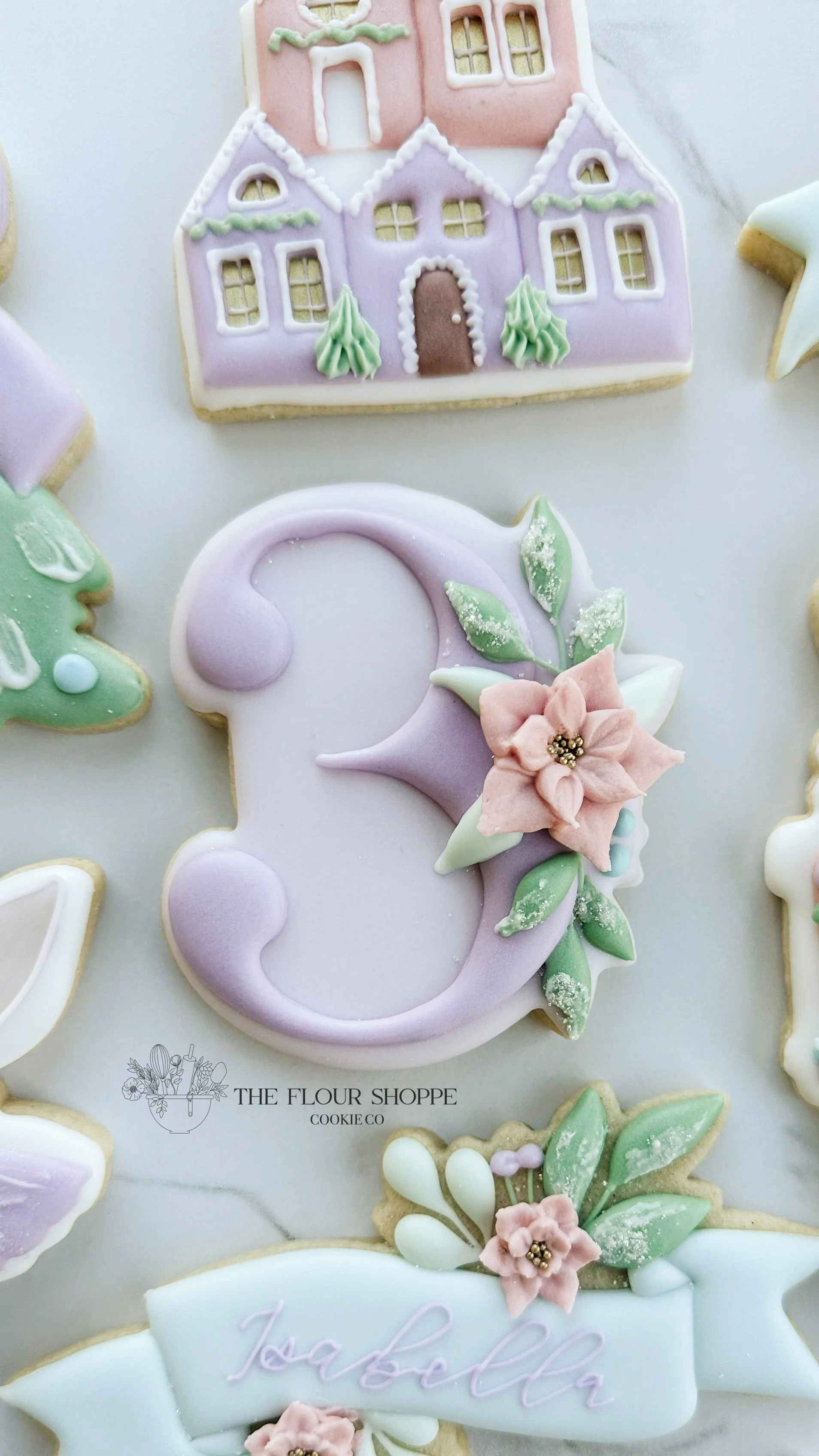 Nutcracker, Pastel Winter Christmas Ballet Birthday Royal Icing Sugar Cookies by The Flour Shoppe Cookie Co, Omaha, Nebraska_005.jpg