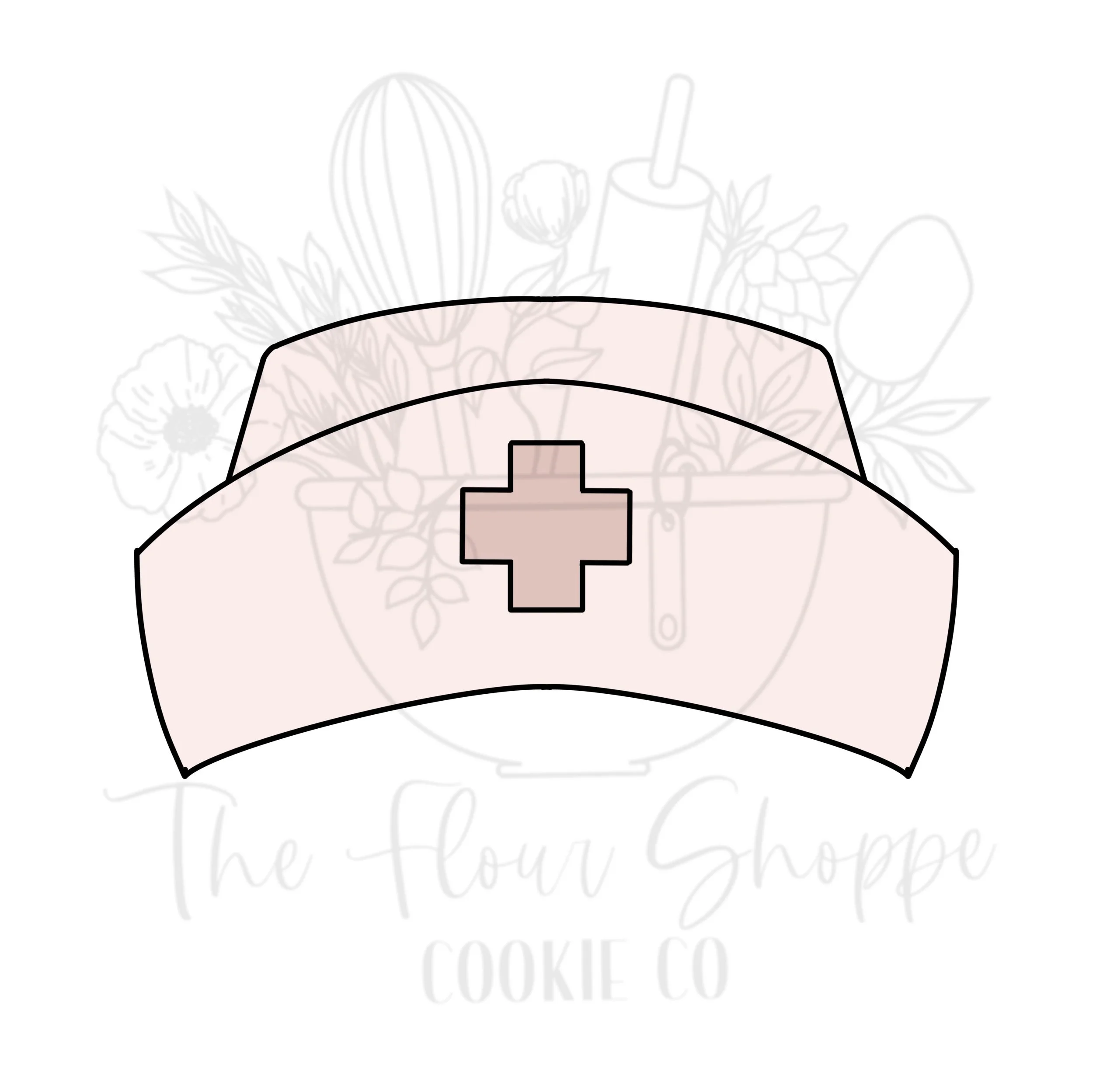 Nurse Hat, Doctor, Hospital, Nurse, Cookie Cutter STL